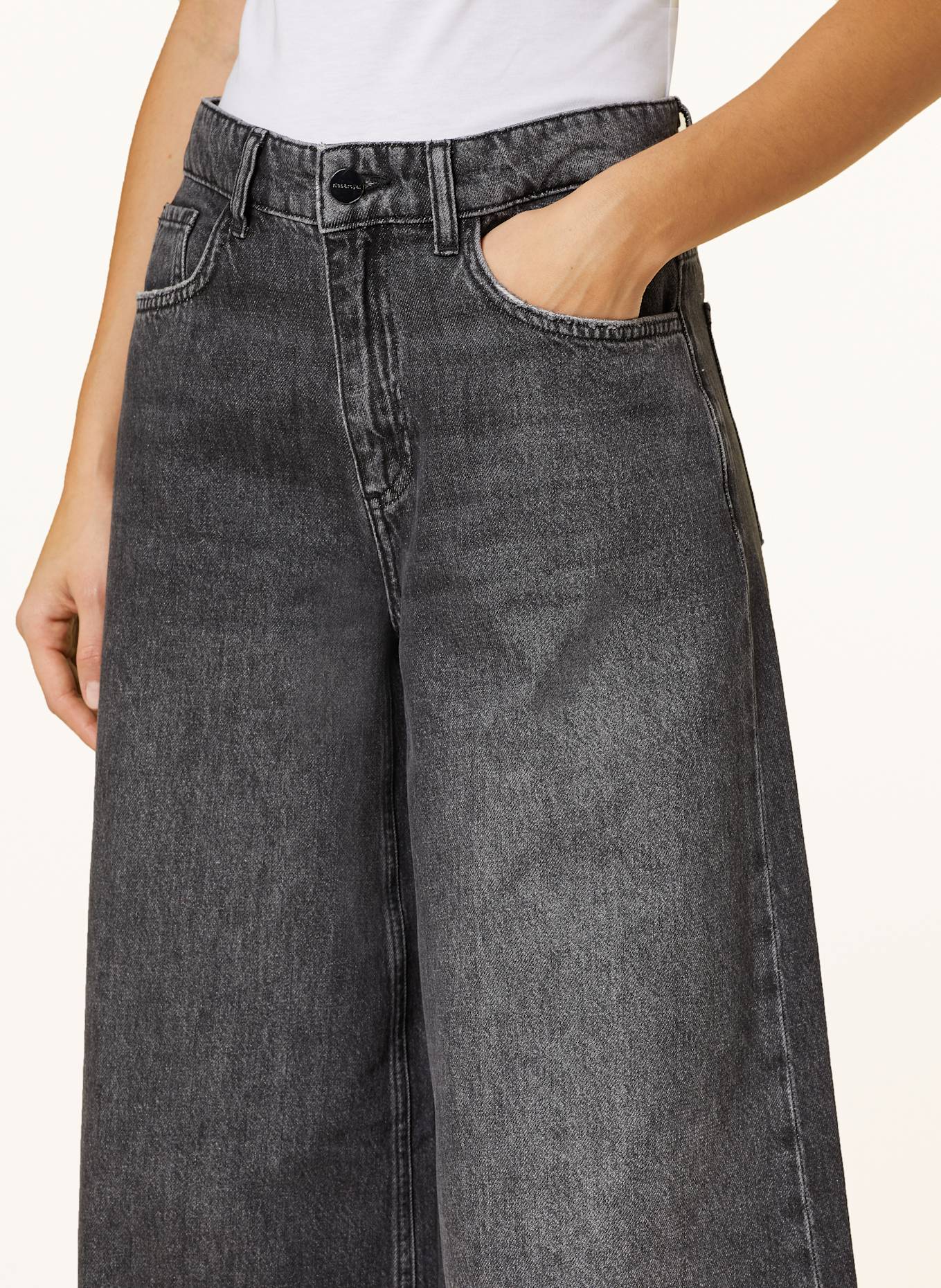 Rich & Royal Flared jeans: 900 DENIM BLACK