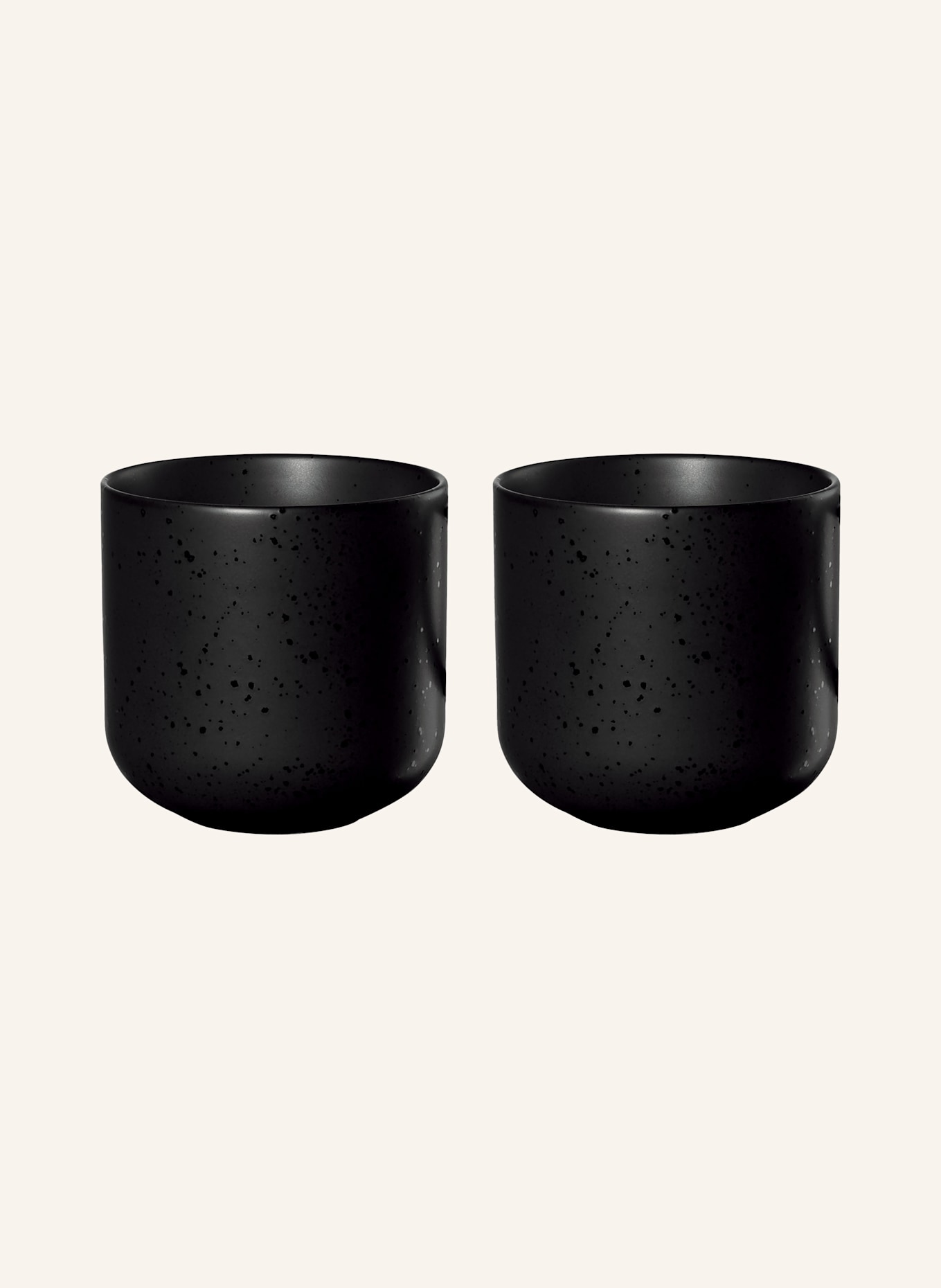 ASA 2er-Set Becher COPPA: SCHWARZ