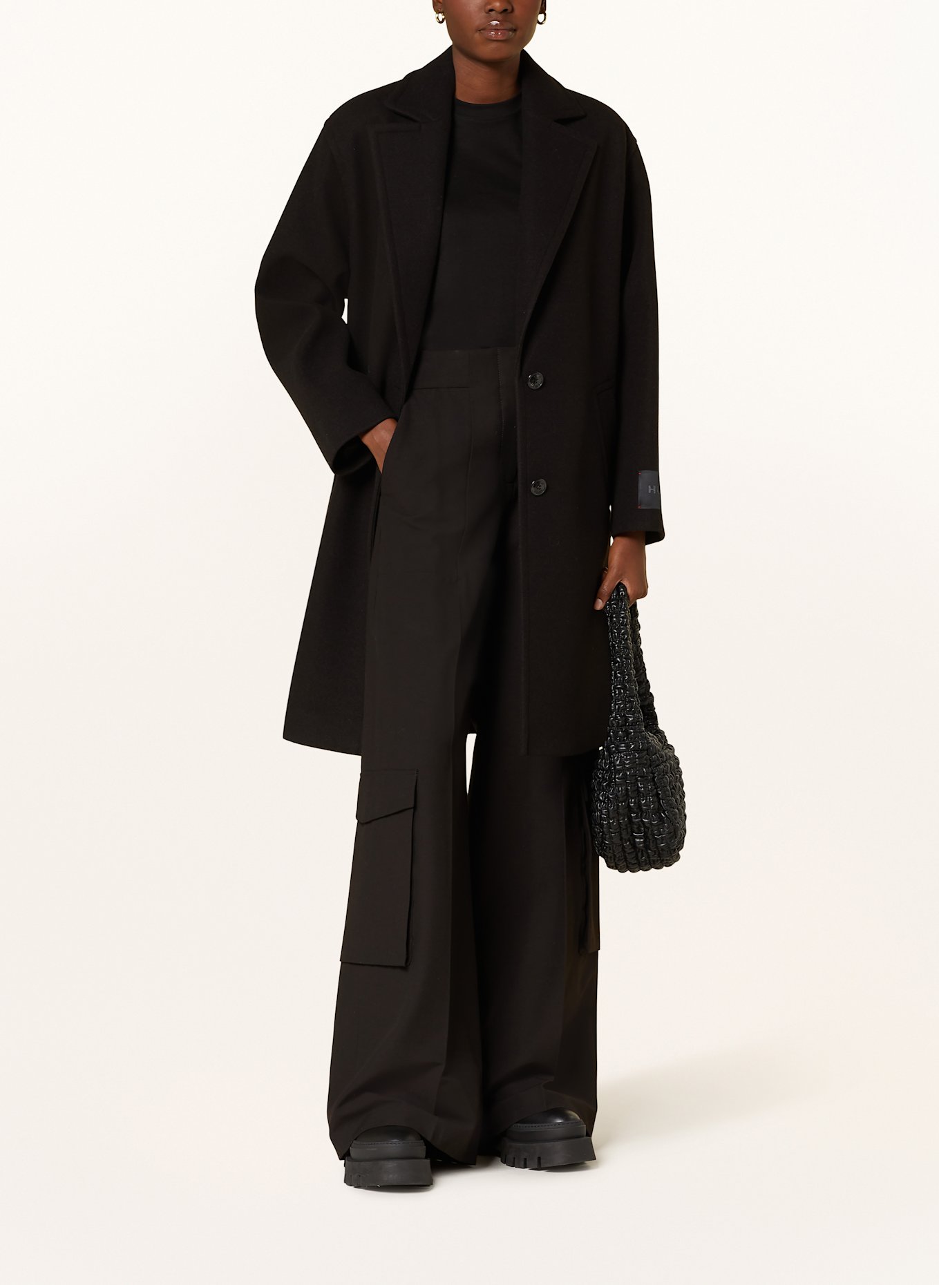 HUGO Mantel MATEA: SCHWARZ