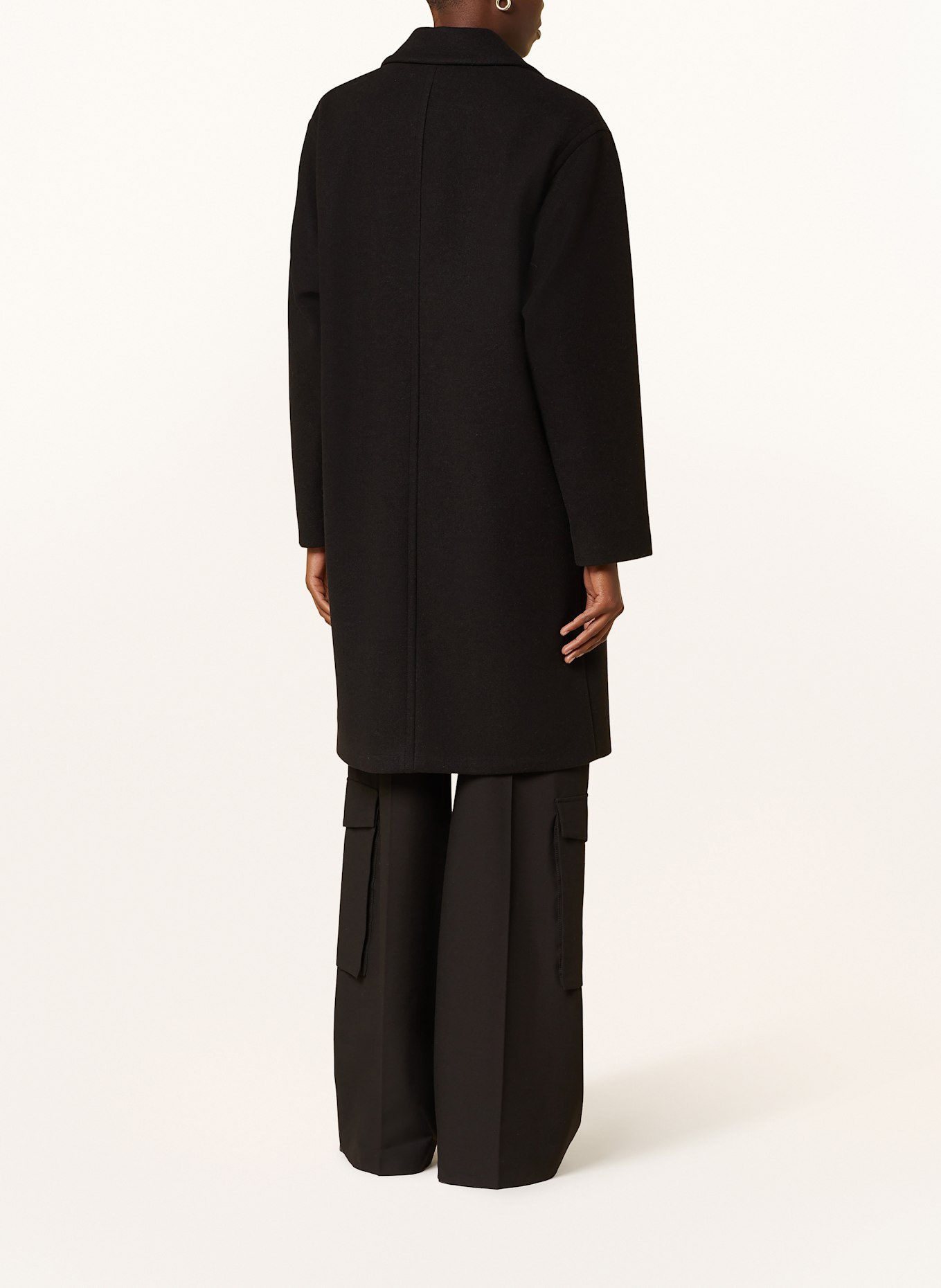 HUGO Mantel MATEA: SCHWARZ