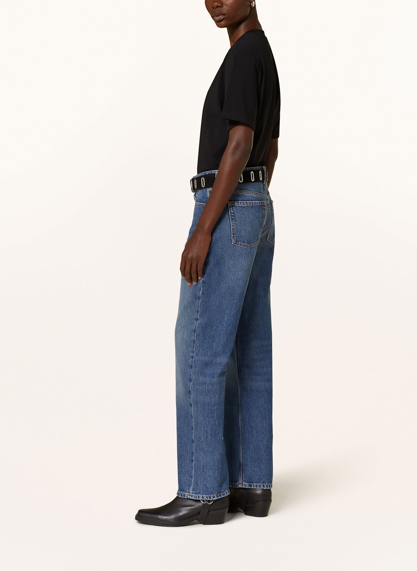 HUGO Straight jeans GILISSI, Color: 420 MEDIUM BLUE (Image 4)