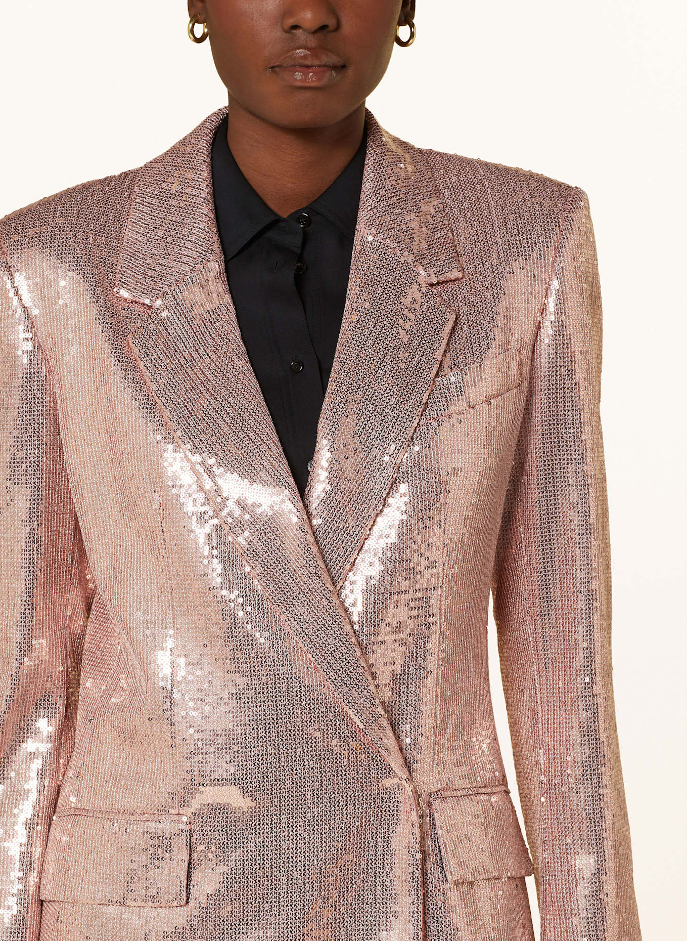 Rose gold blazer dress on sale