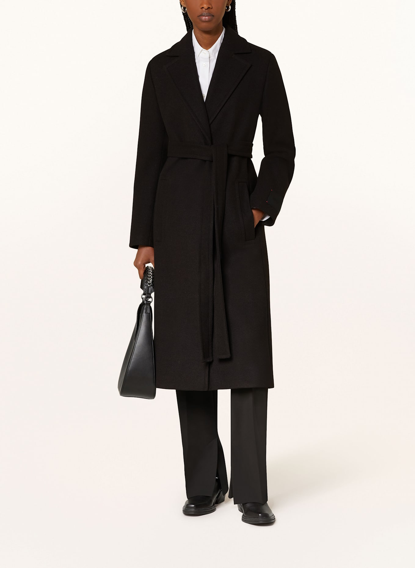 HUGO Mantel MALOLI in schwarz