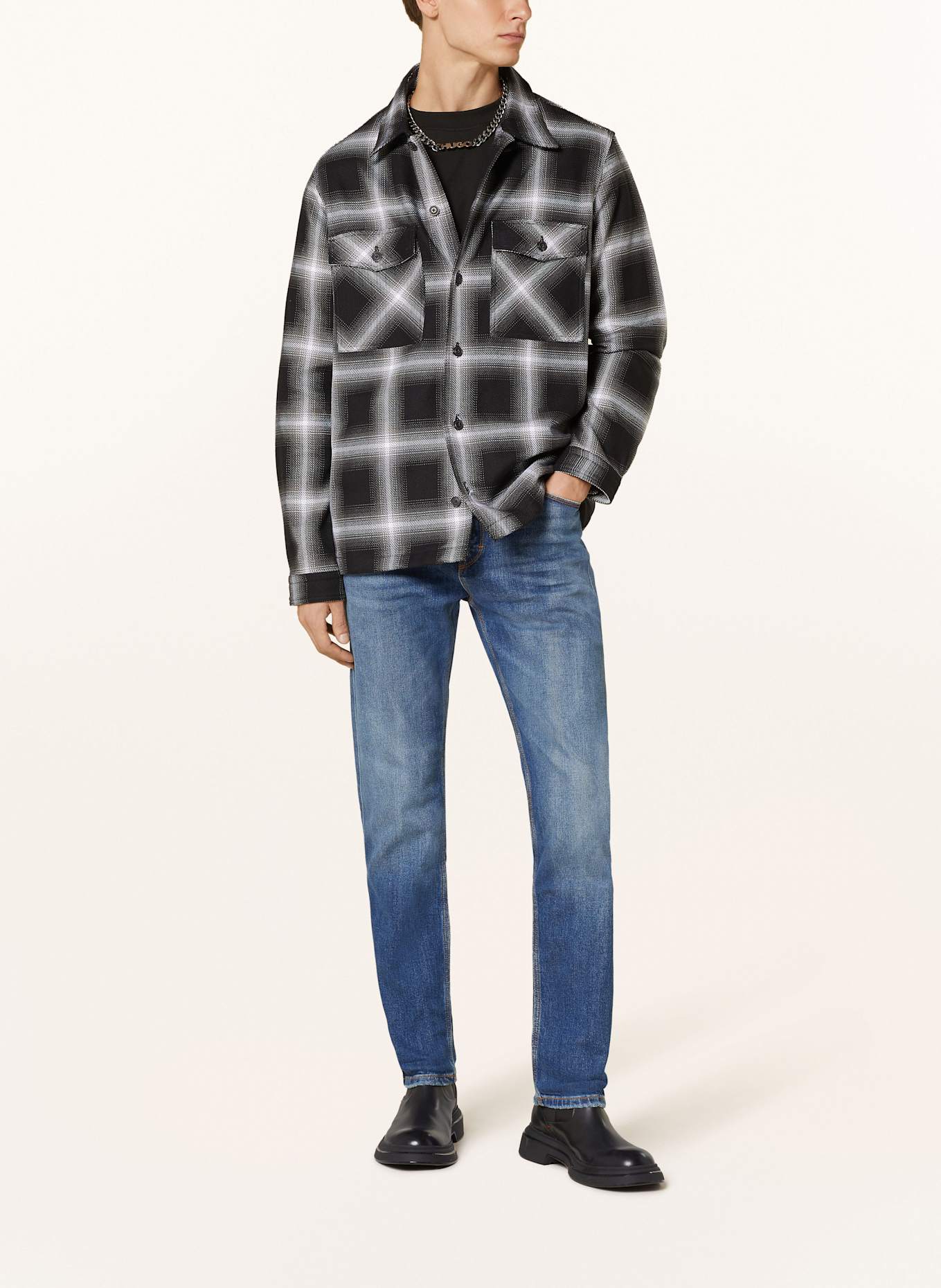 HUGO Jeans 708 Slim Fit: 435 BRIGHT BLUE