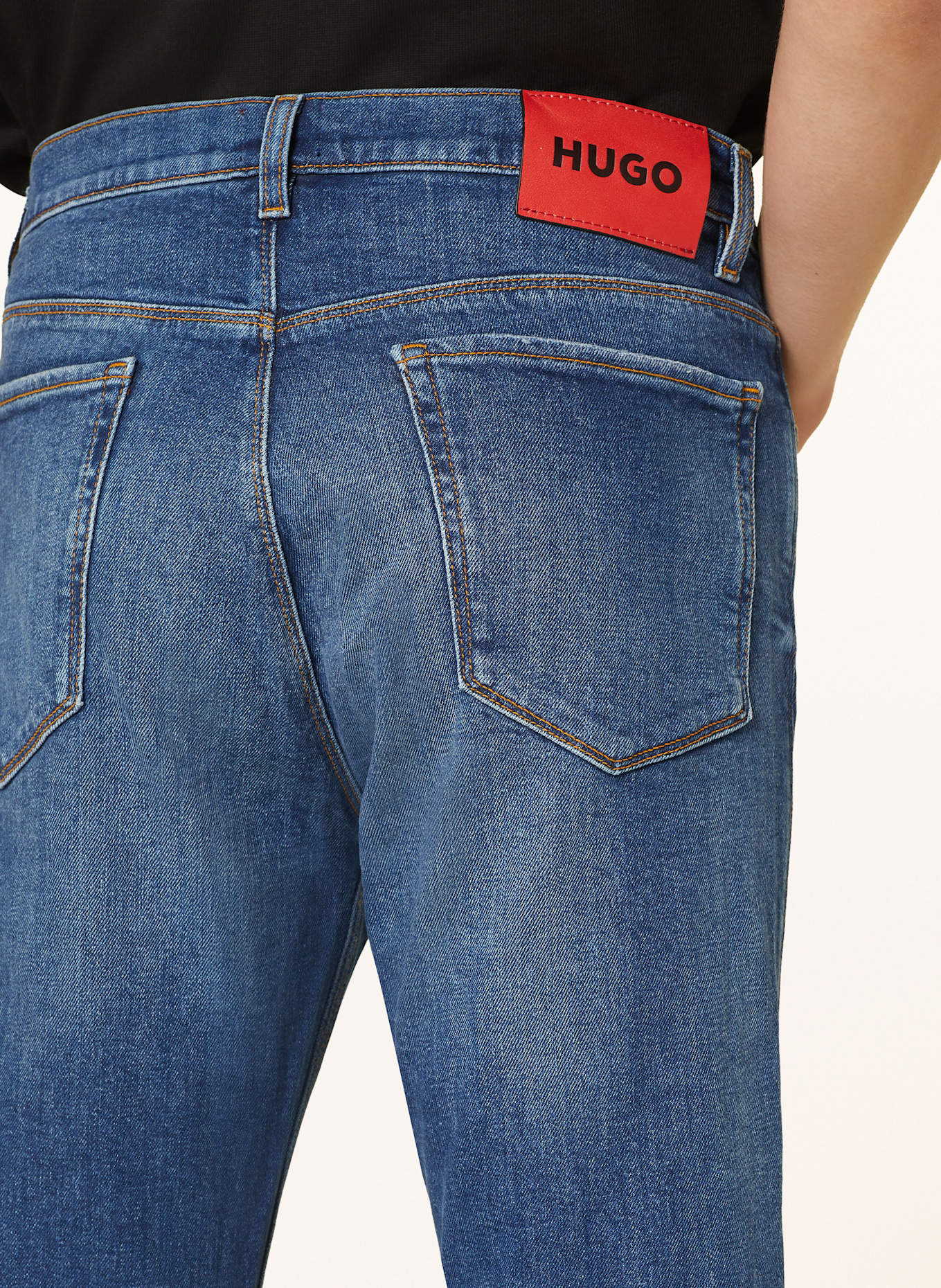 HUGO Jeans 708 Slim Fit: 435 BRIGHT BLUE