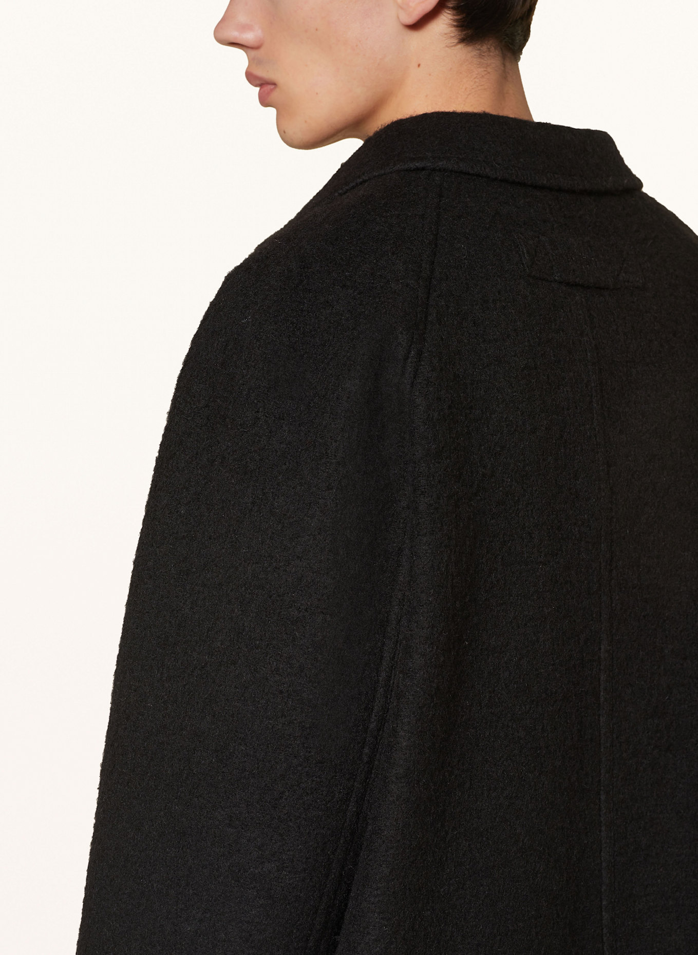 HUGO Coat MAUREL2441: BLACK