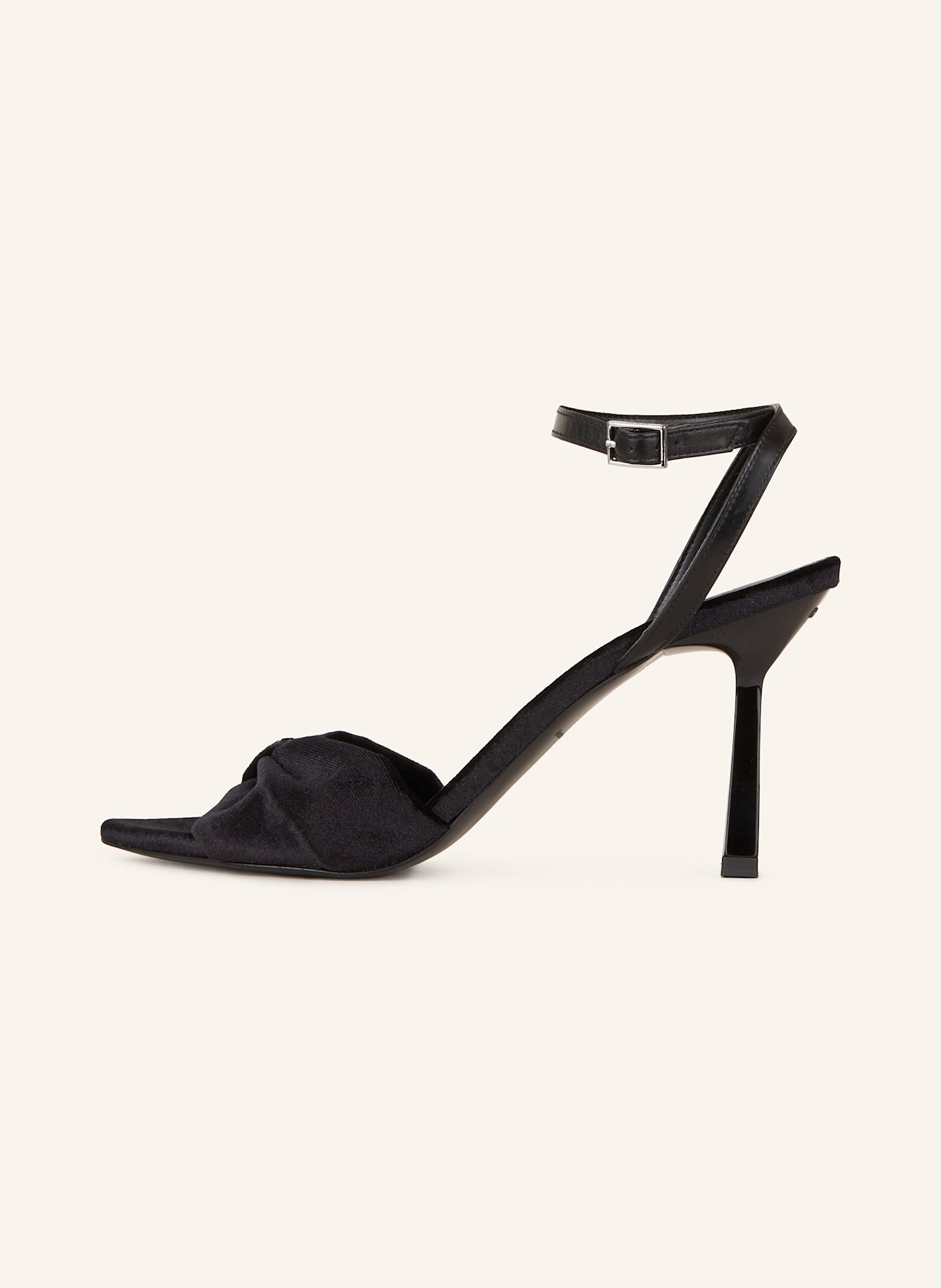 HUGO Sandals KATNISS with decorative gems: BLACK