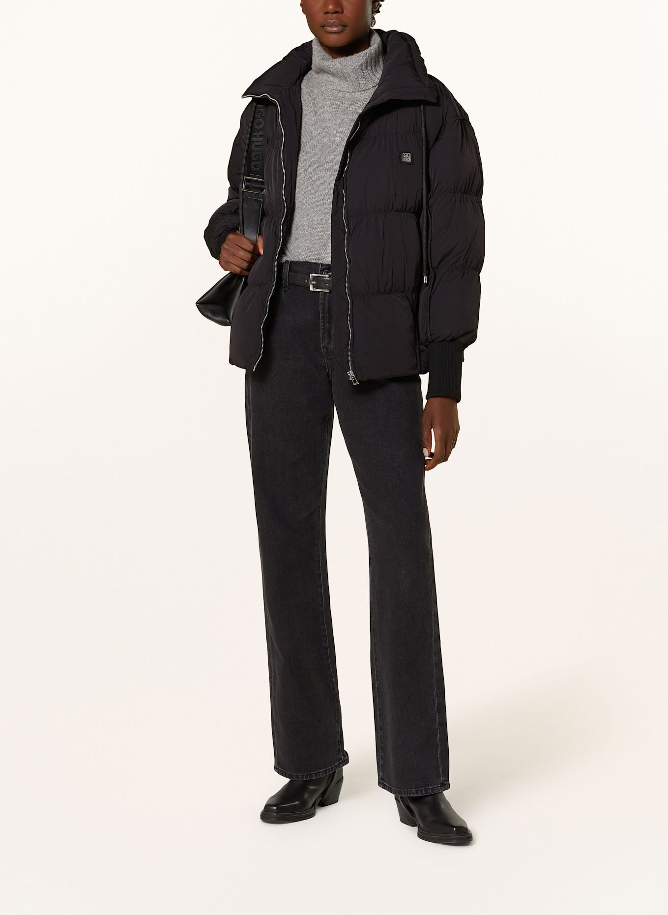 HUGO Steppjacke FATINA: SCHWARZ