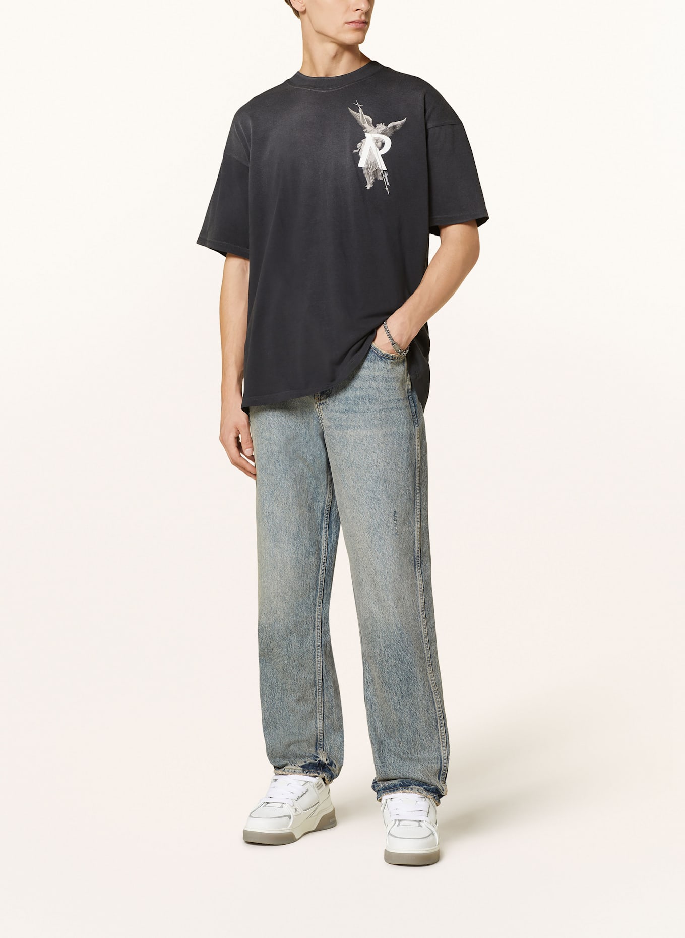 REPRESENT T-shirt: DARK GRAY