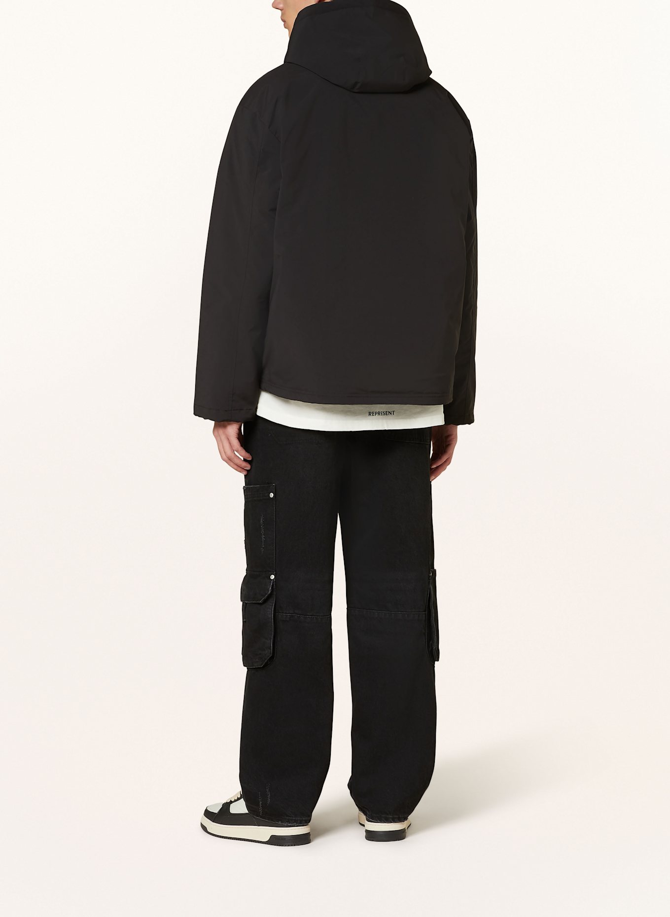 REPRESENT Cargojeans Regular Fit, Farbe: BLACK (Bild 3)