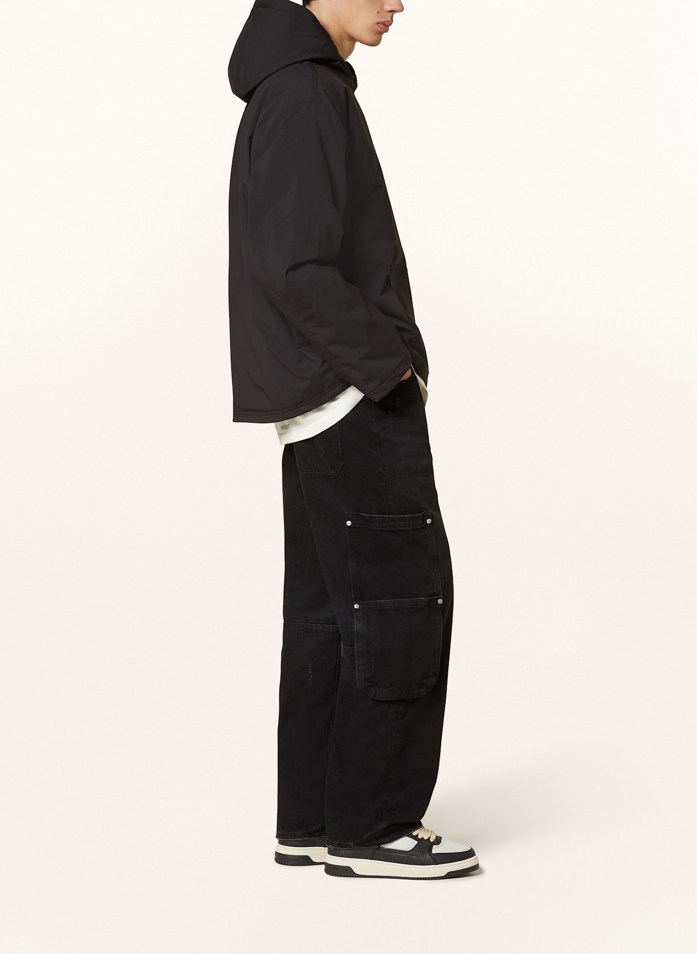 REPRESENT Cargojeans Regular Fit, Farbe: BLACK (Bild 4)