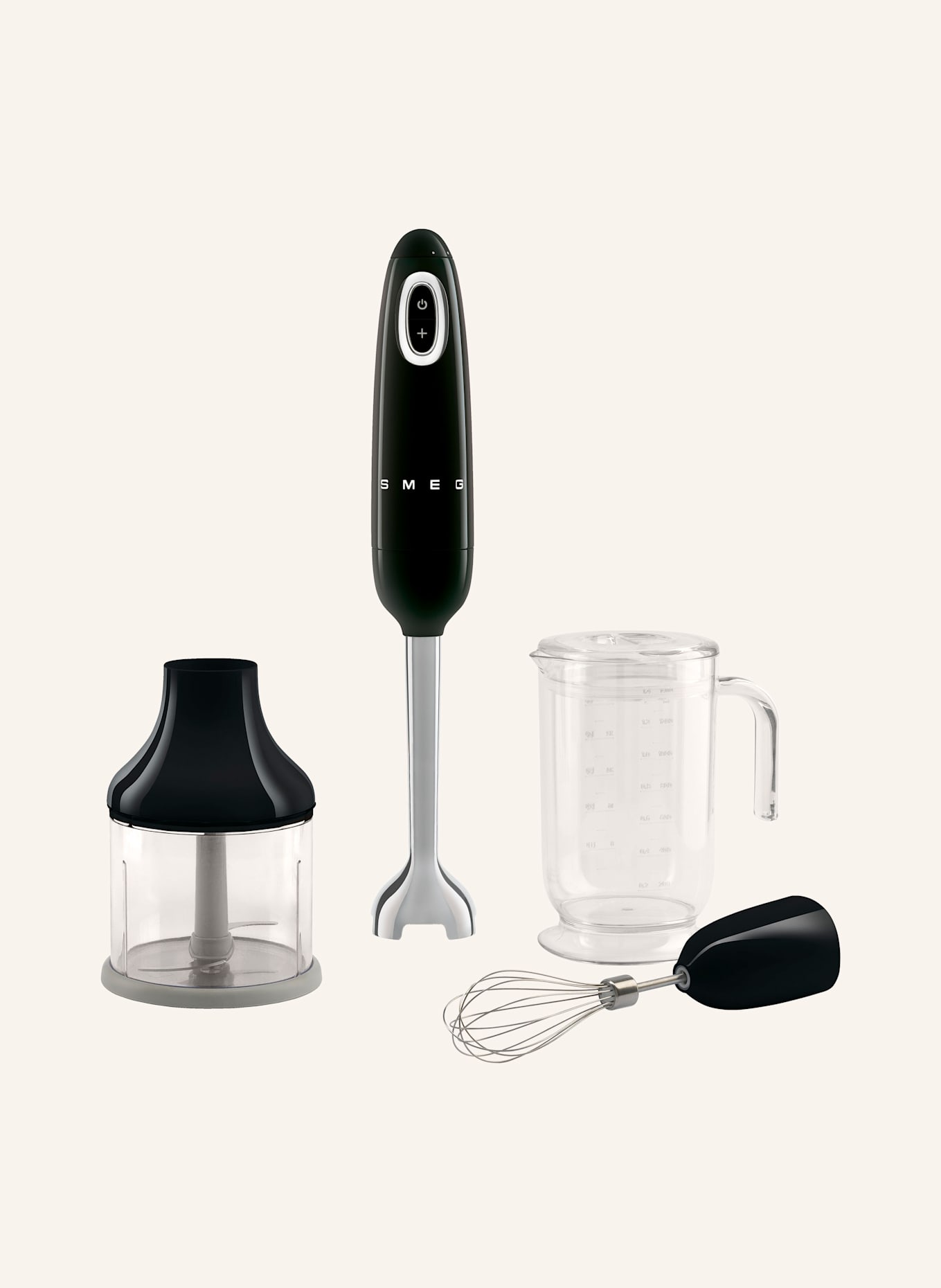 SMEG Stabmixer-Set HBF03: SCHWARZ