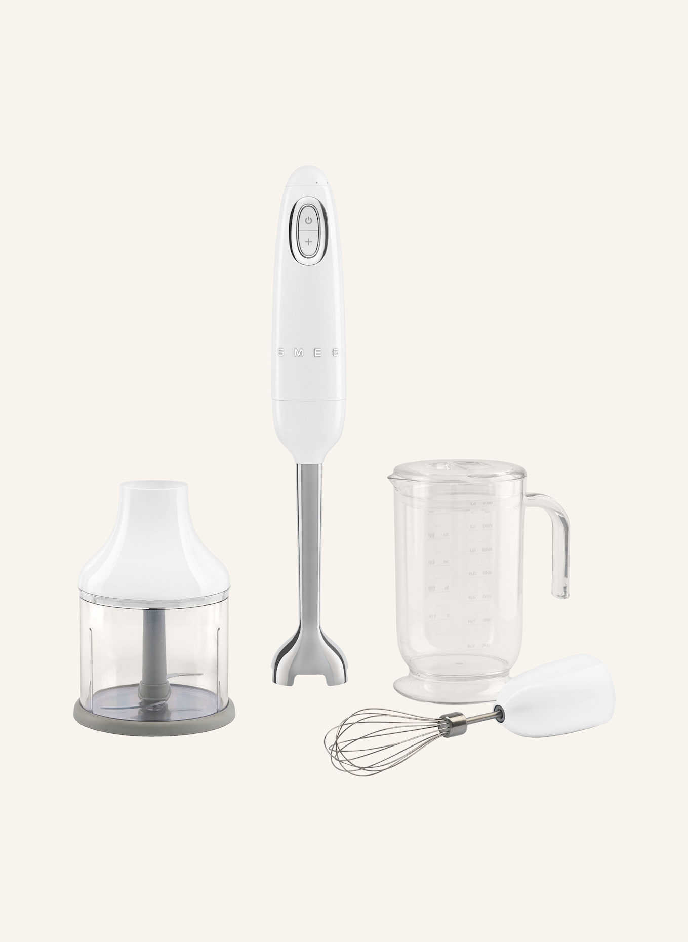 SMEG Stabmixer-Set HBF03: WEISS