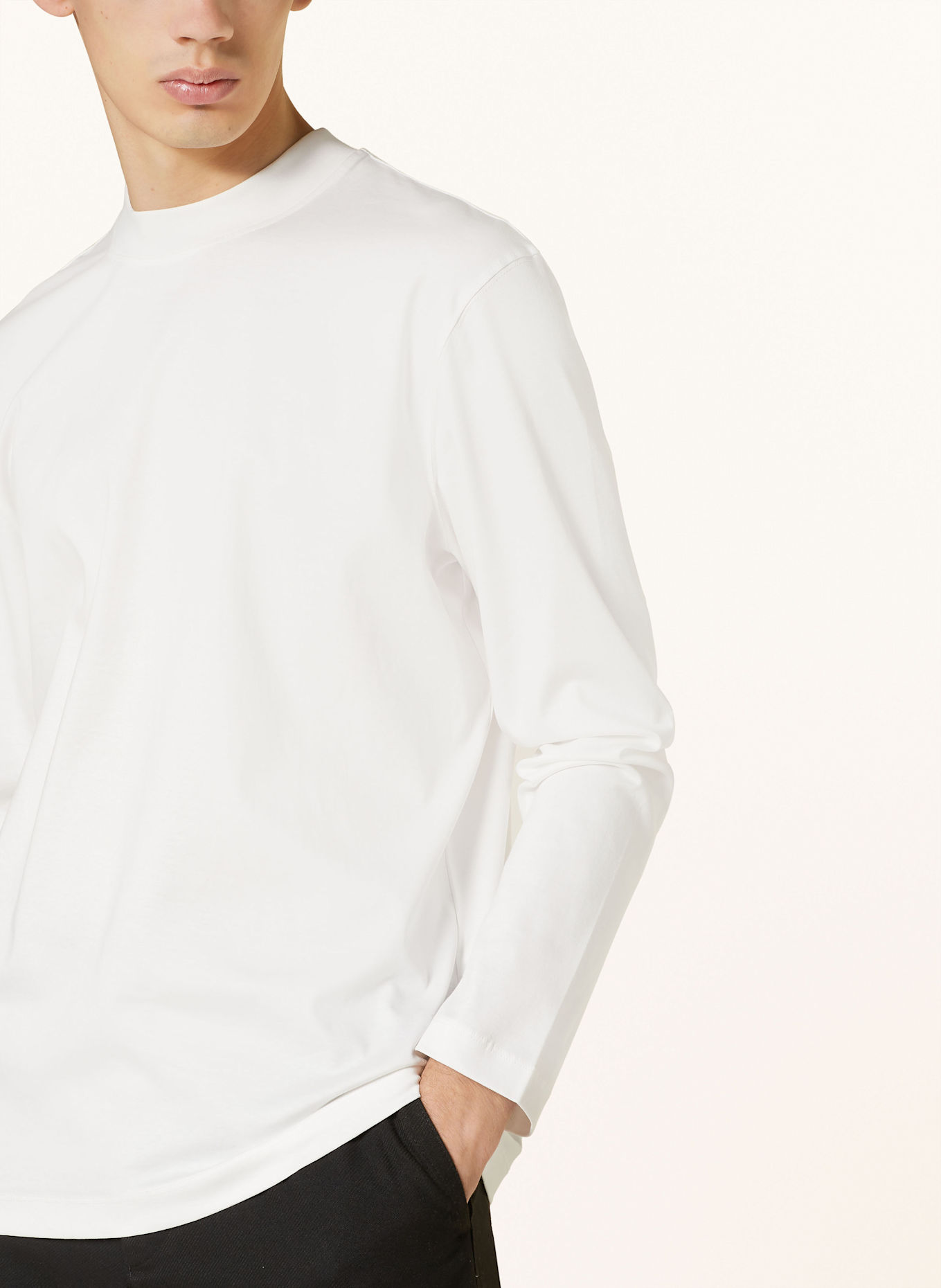 STRELLSON Kavu Klear Above Sweatshirt in zwart, Color: ECRU (Image 4)