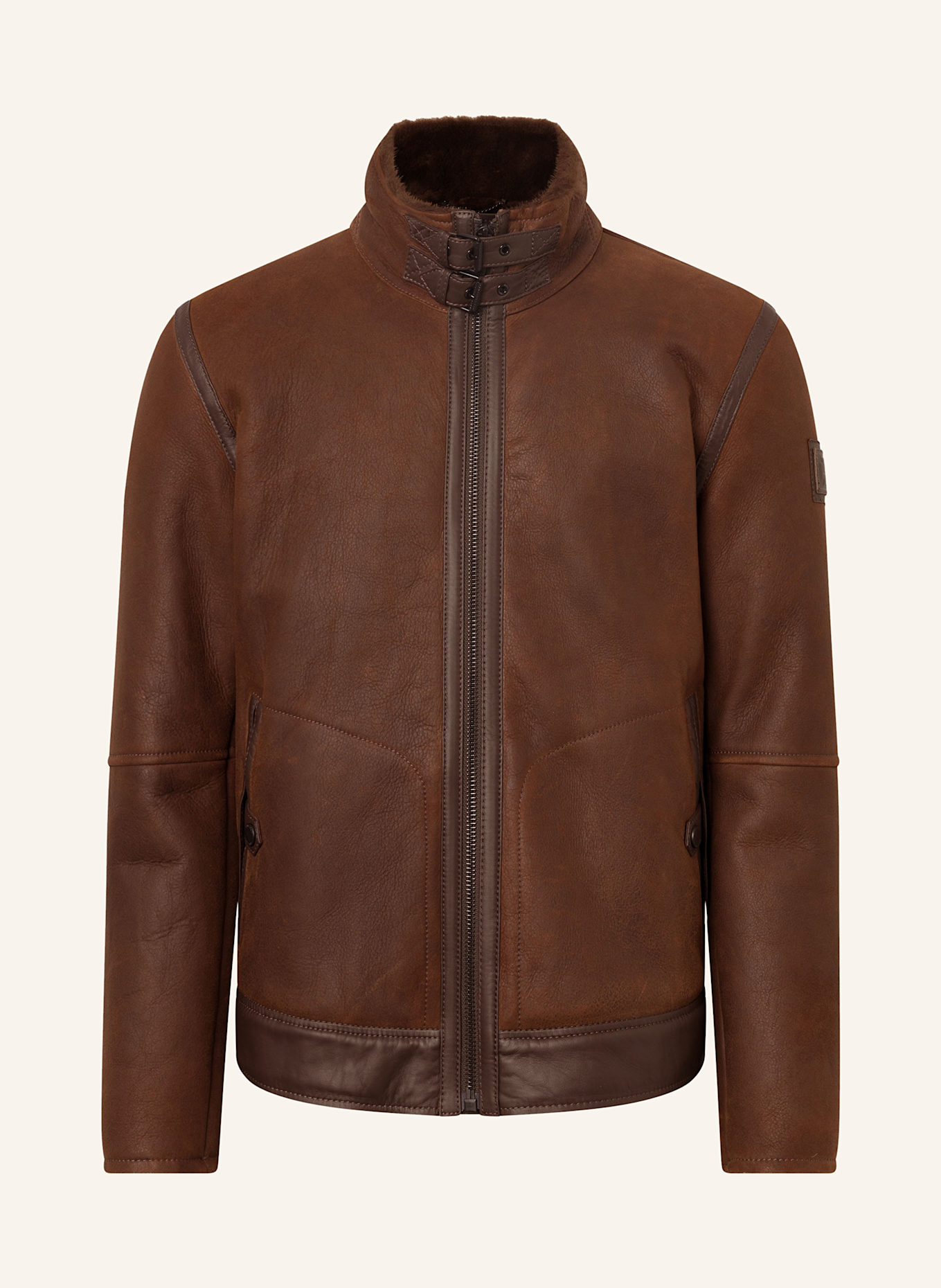 Strellson leather jacket discount