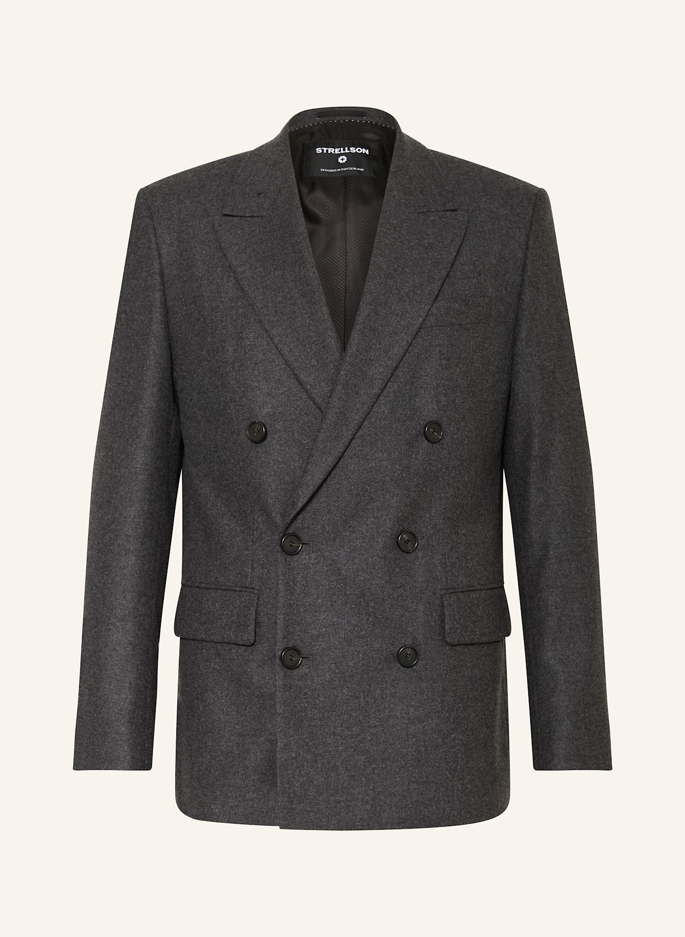 STRELLSON Suit adventure jacket ASHTON3 slim fit, Color: DARK GRAY (Image 1)