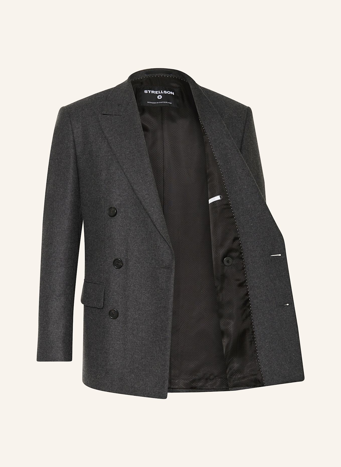 STRELLSON Suit adventure jacket ASHTON3 slim fit, Color: DARK GRAY (Image 4)