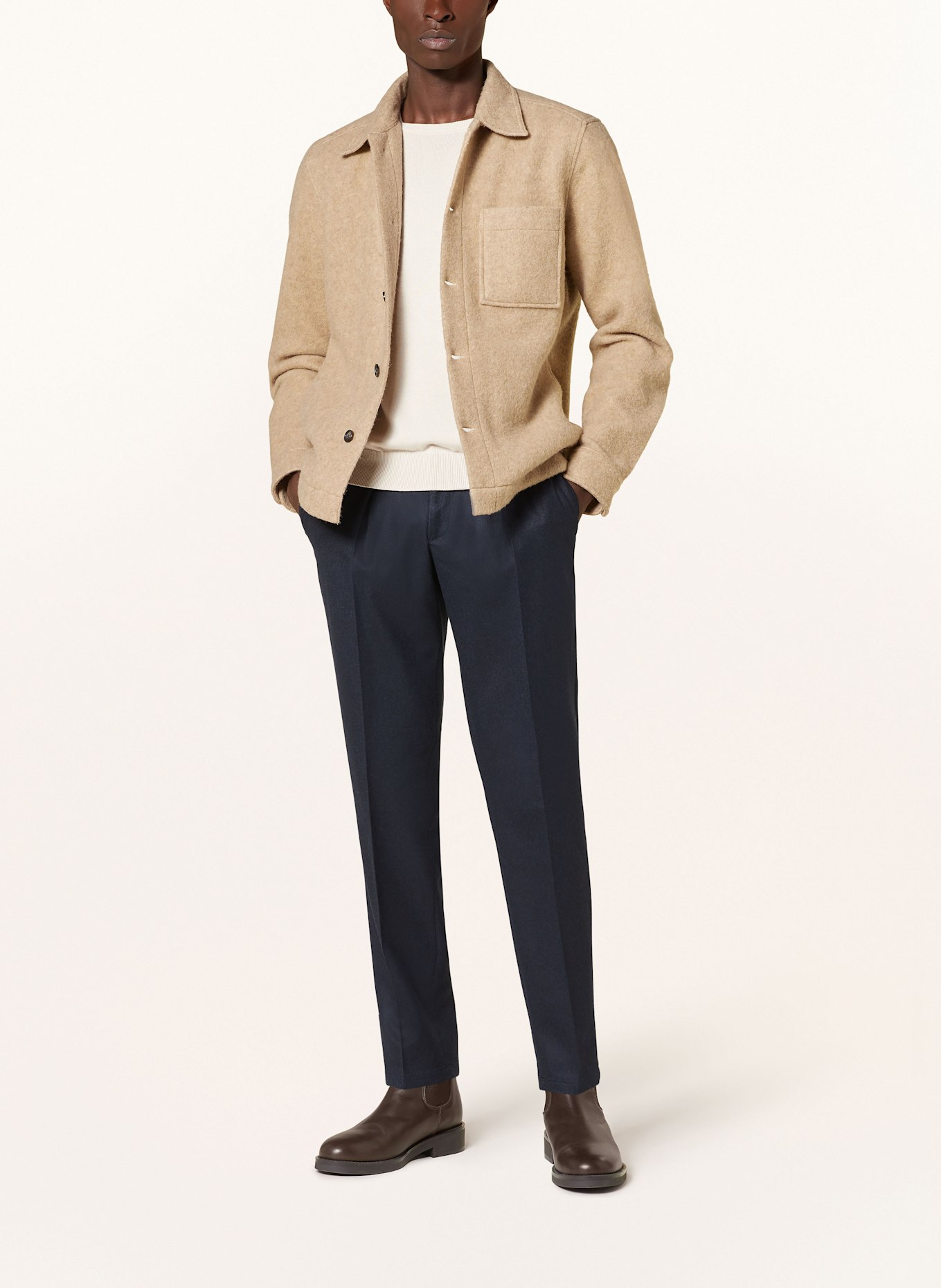 STROKESMAN'S Pullover: ECRU