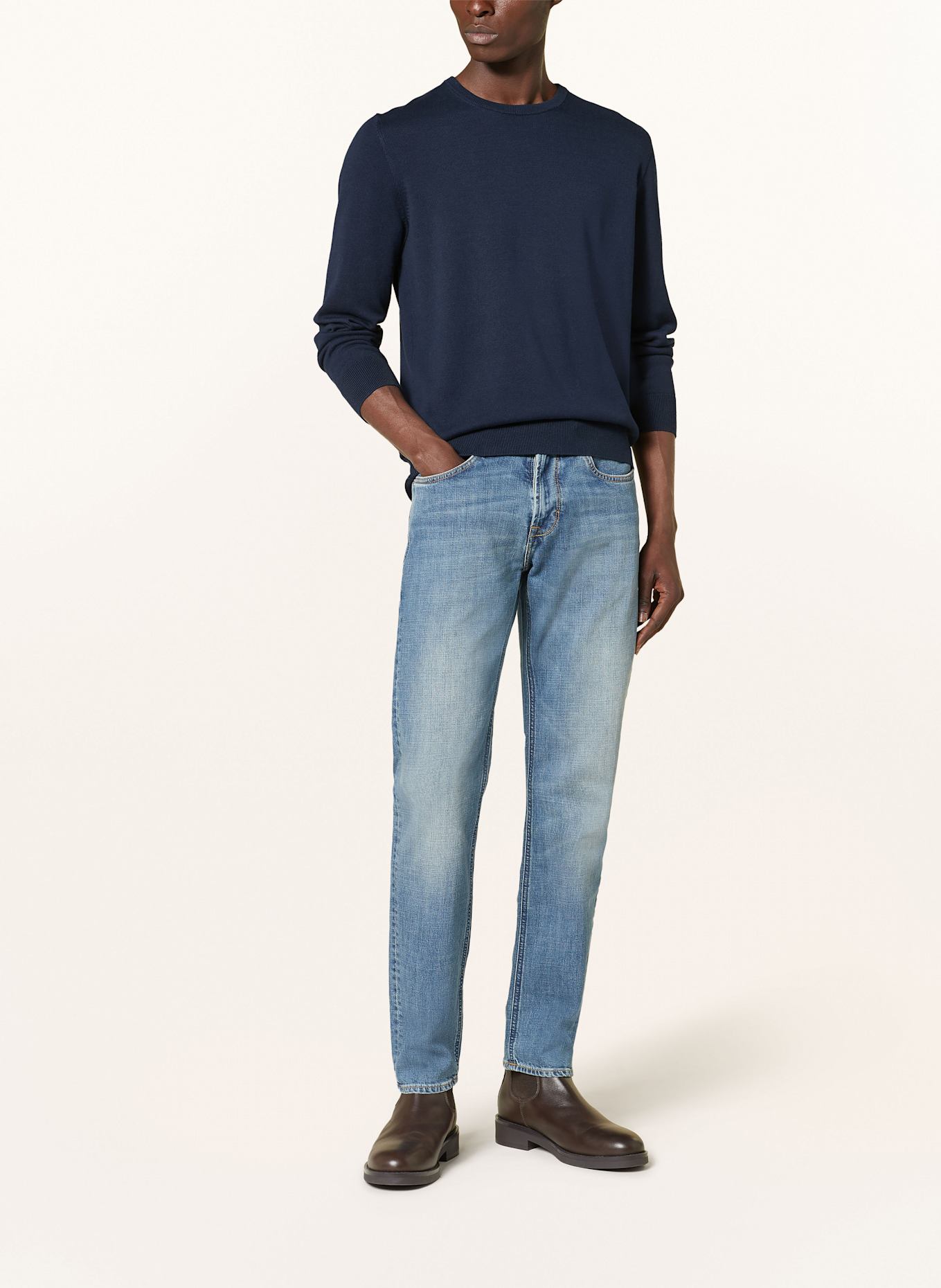 STROKESMAN'S Pullover: DUNKELBLAU