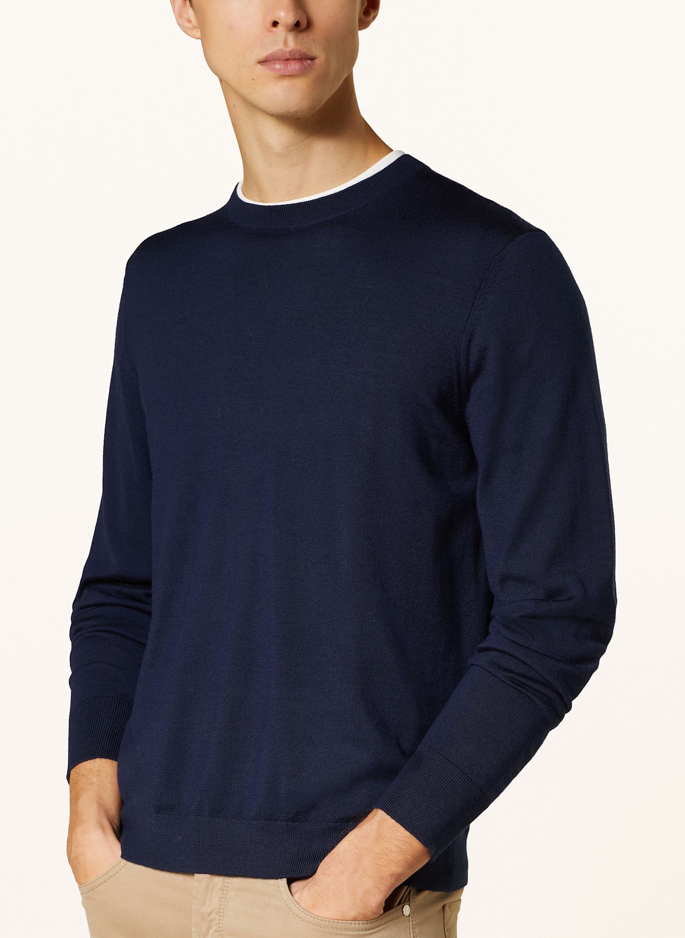 STROKESMAN'S Pullover: DUNKELBLAU
