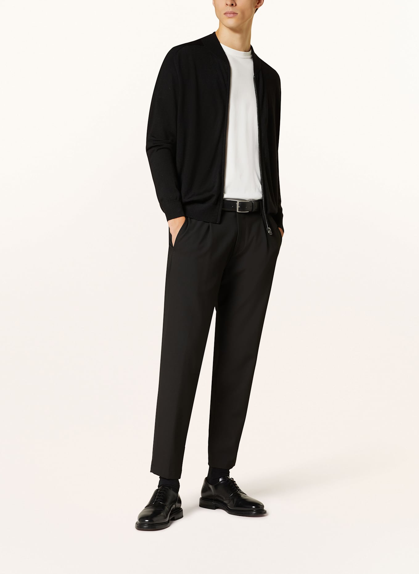 STROKESMAN'S cardigan: NOIR