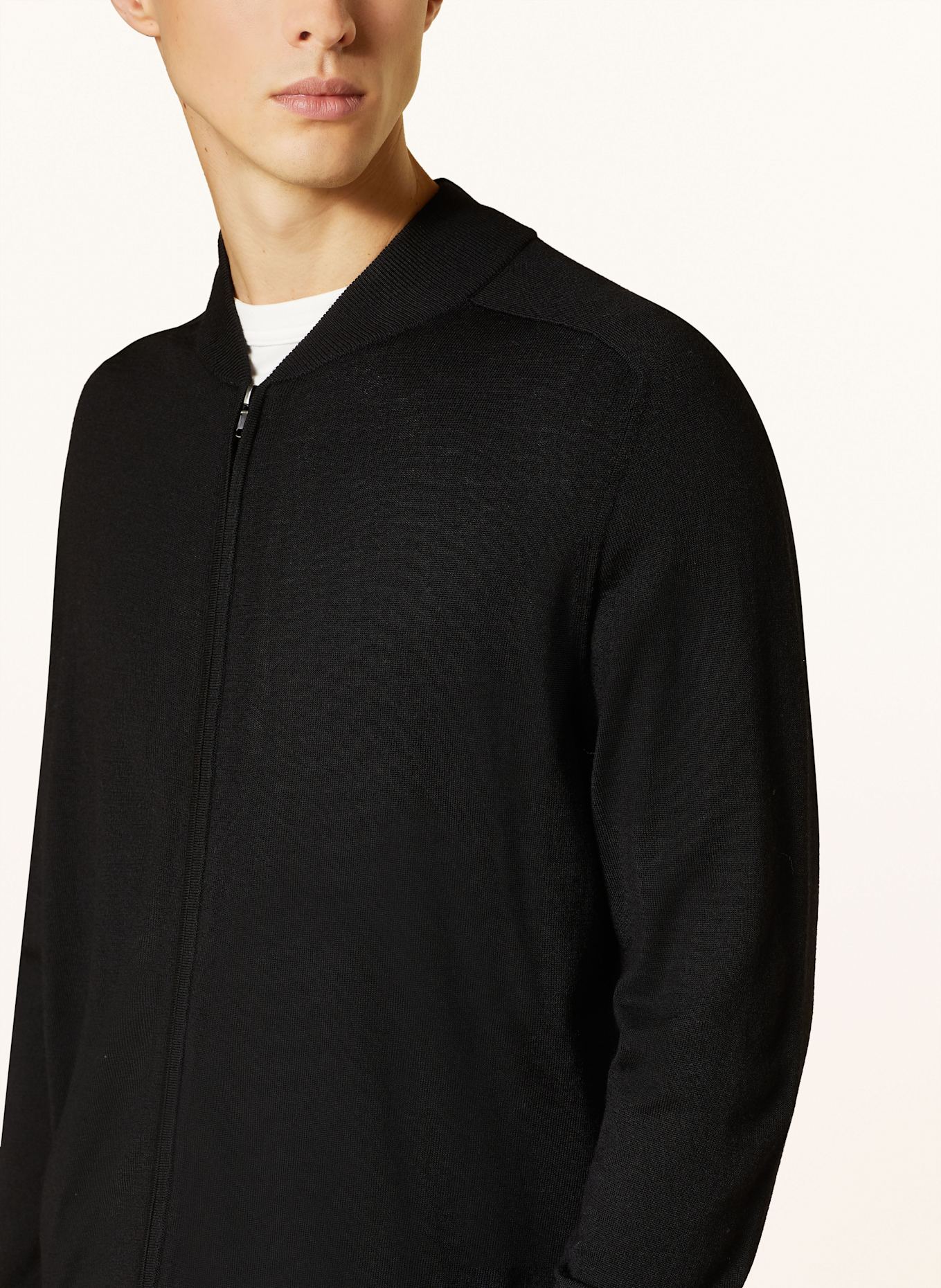 STROKESMAN'S cardigan: NOIR