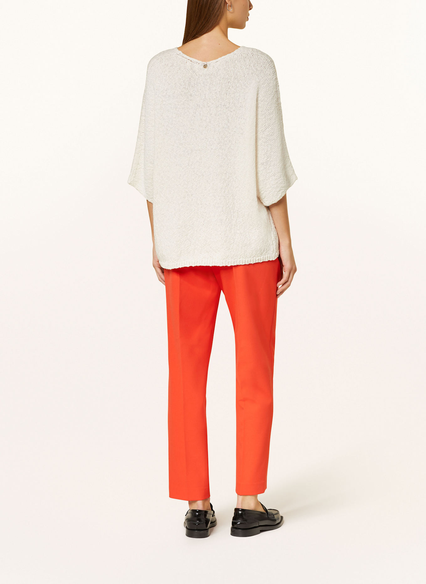 Rich & Royal Pullover mit Leinen und 3/4-Arm: ECRU