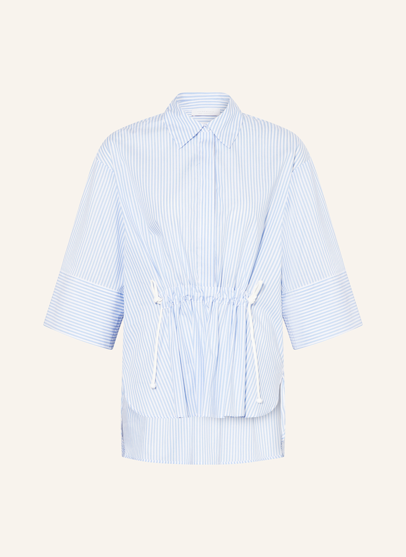 Rich & Royal Blusenshirt: HELLBLAU / WEISS