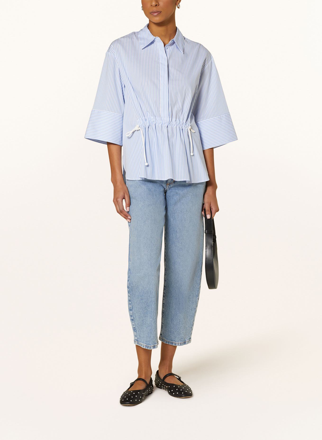 Rich & Royal Blusenshirt: HELLBLAU / WEISS