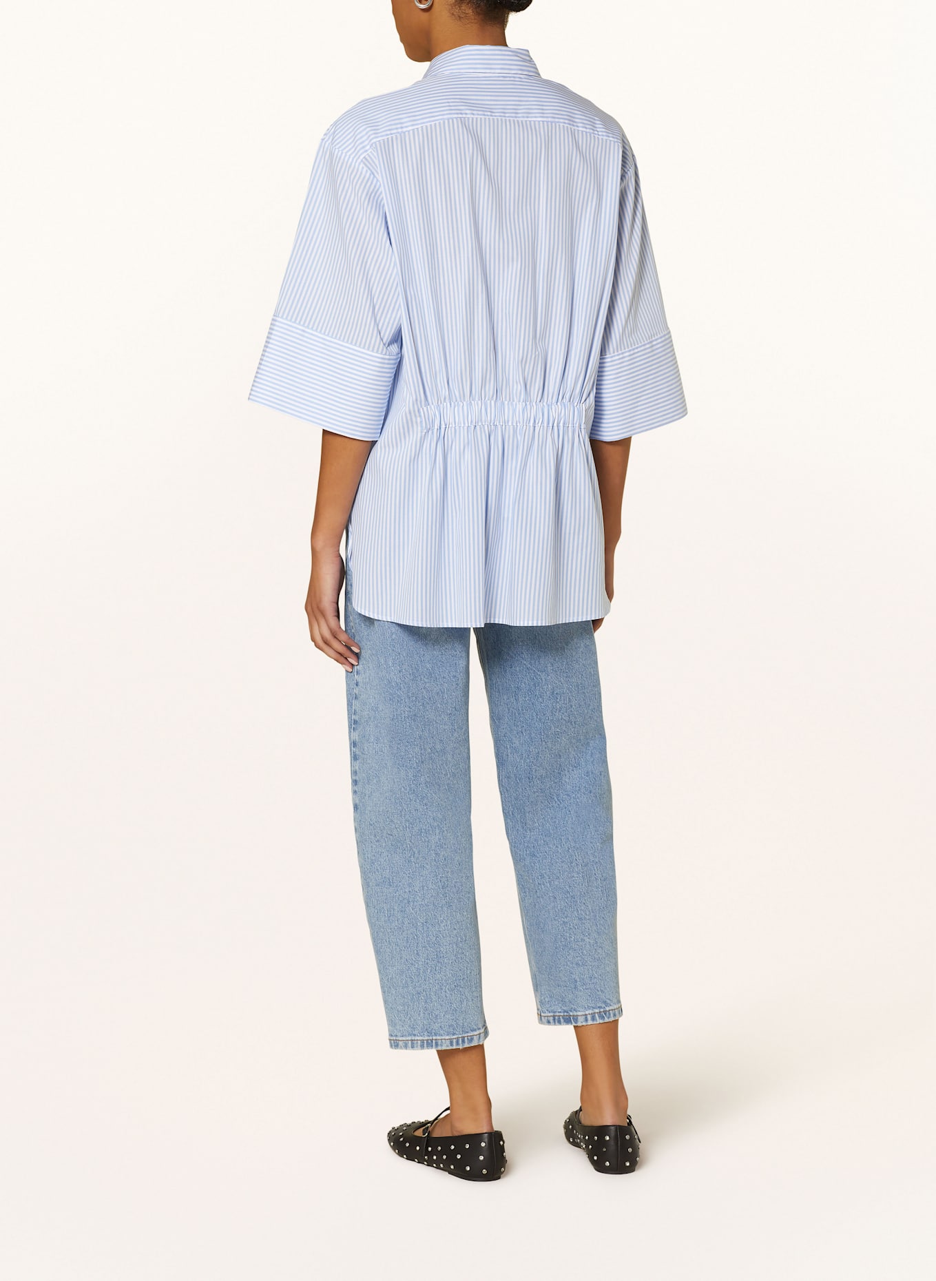 Rich & Royal Blusenshirt: HELLBLAU / WEISS