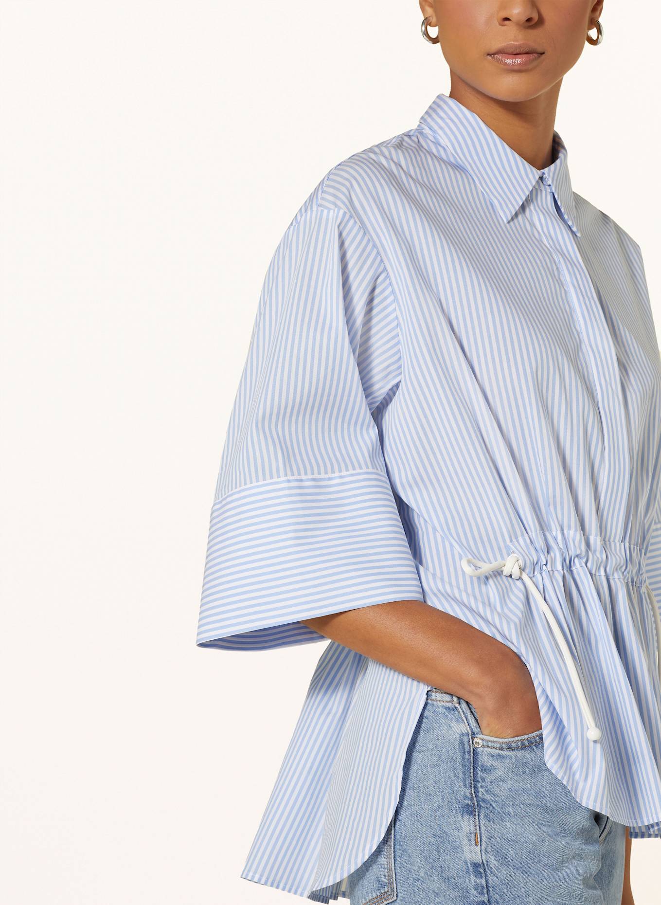 Rich & Royal Blusenshirt: HELLBLAU / WEISS