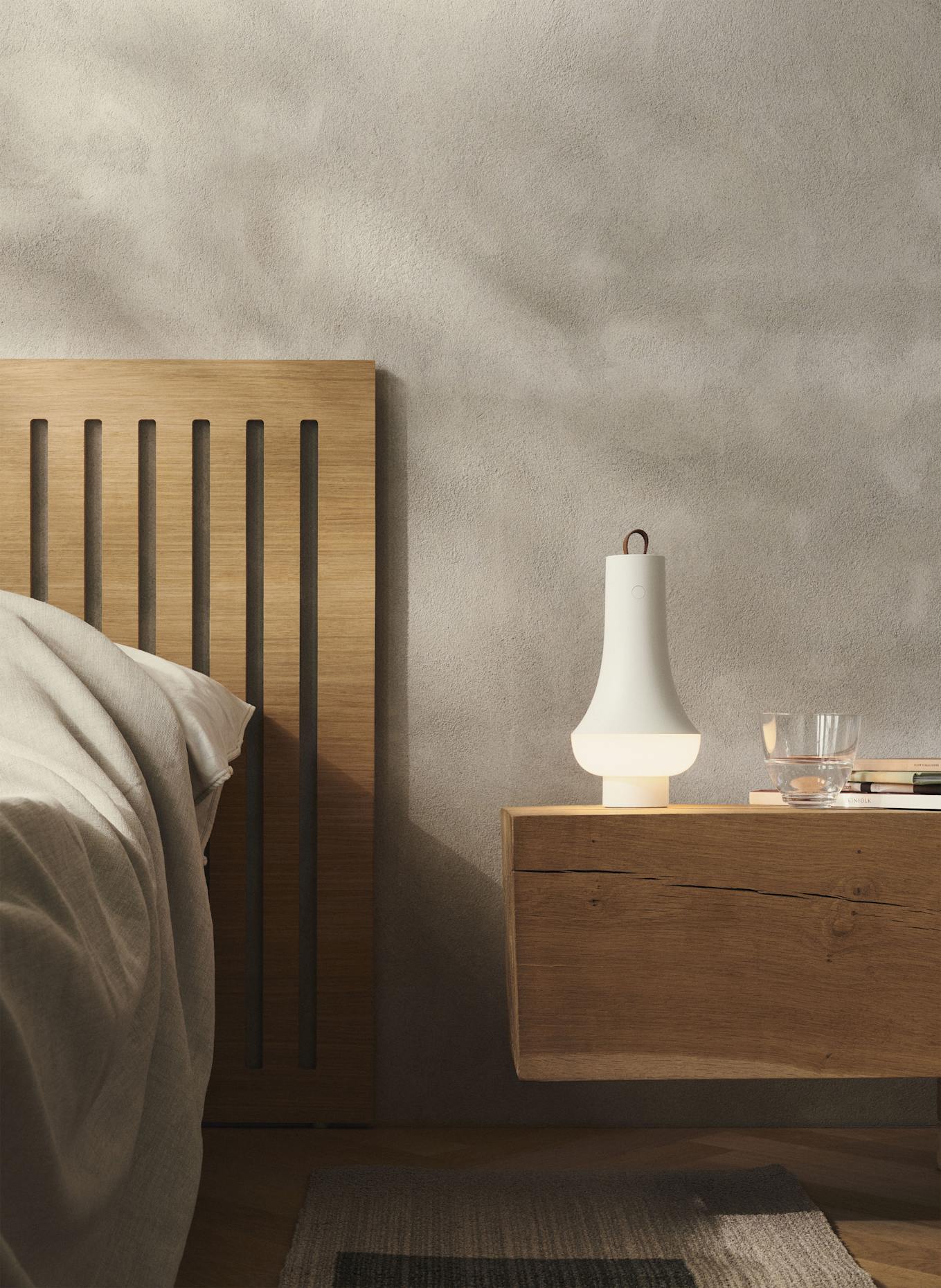 louis poulsen Tischleuchte TOMOSHI PORTABLE, Farbe: WEISS (Bild 3)