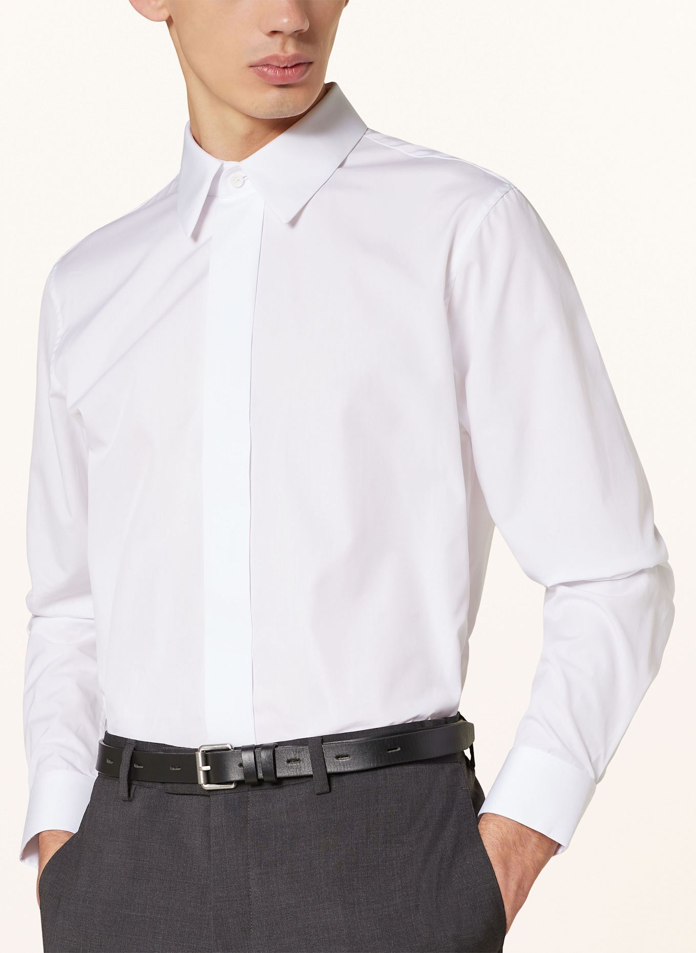 SANDRO Koszula slim fit: BIAŁY