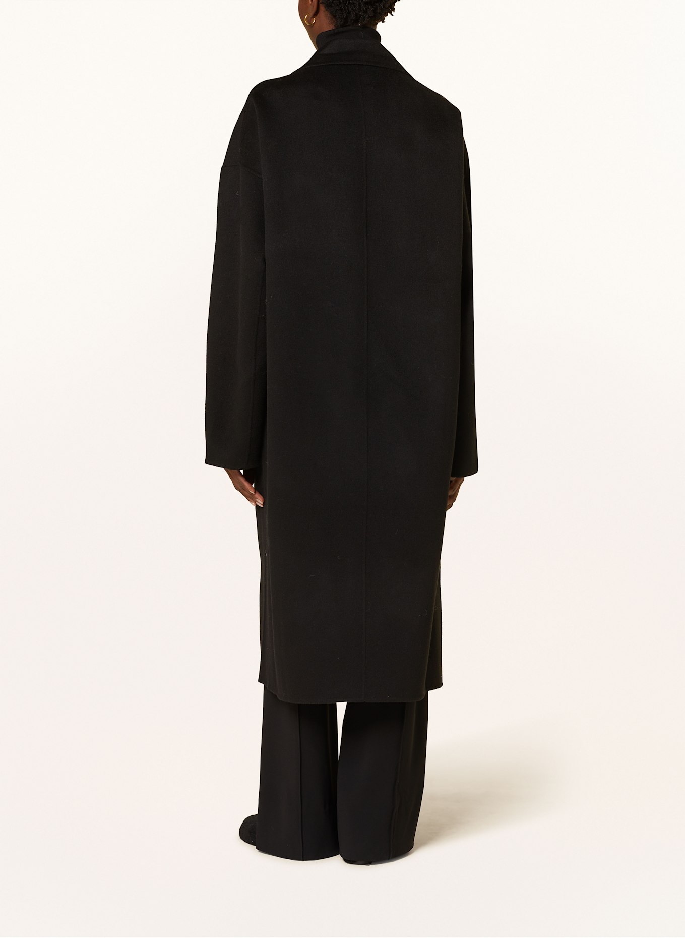 TOTEME Wollmantel: SCHWARZ