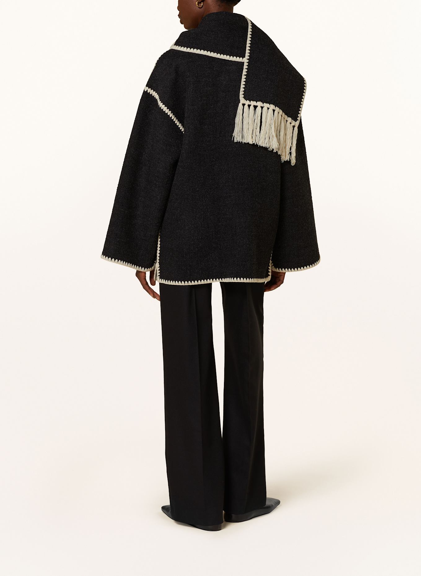 TOTEME Cabanjacke: DUNKELGRAU