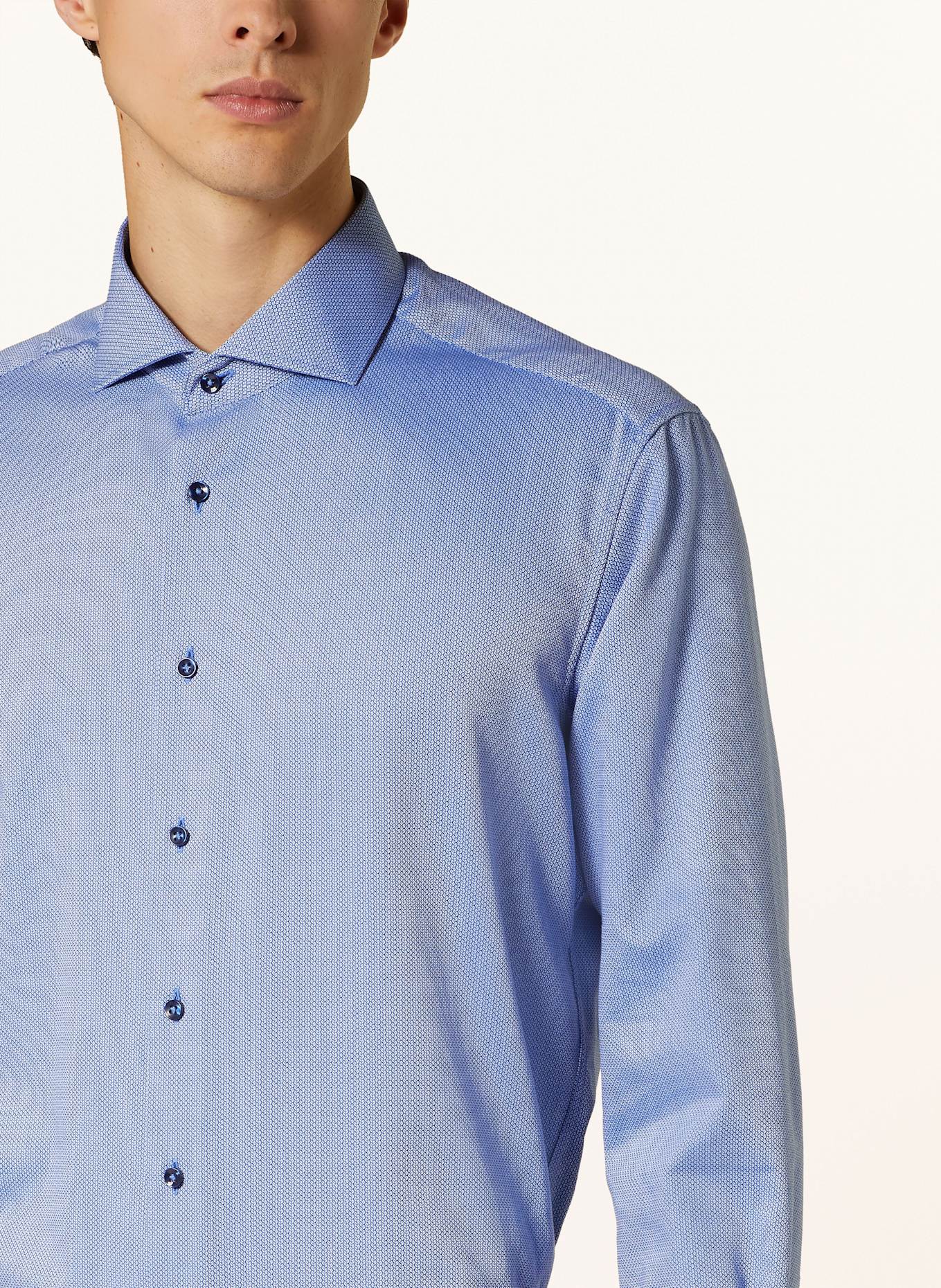 ETERNA Hemd Modern Fit: BLAU