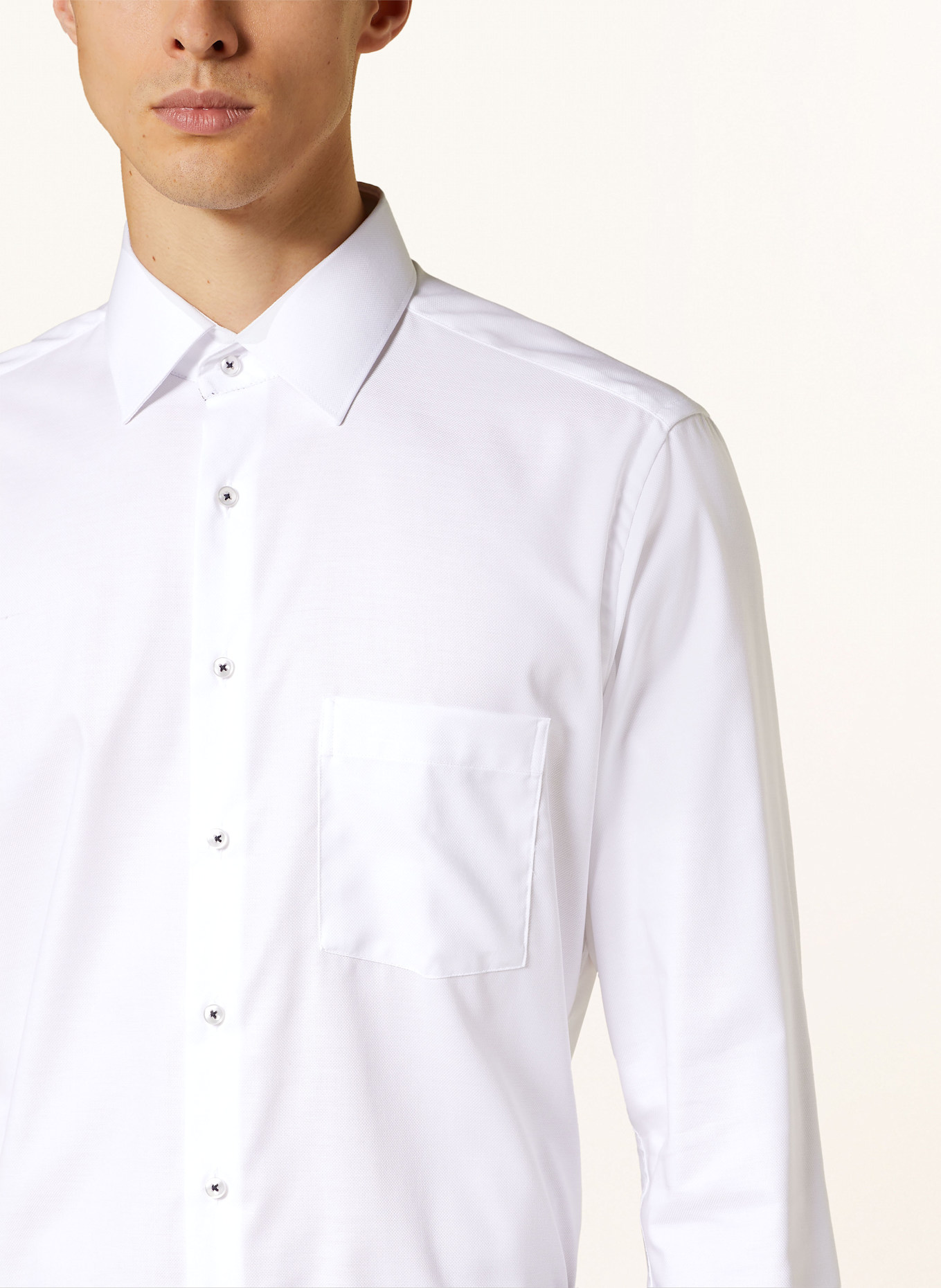 ETERNA Shirt modern fit: WHITE