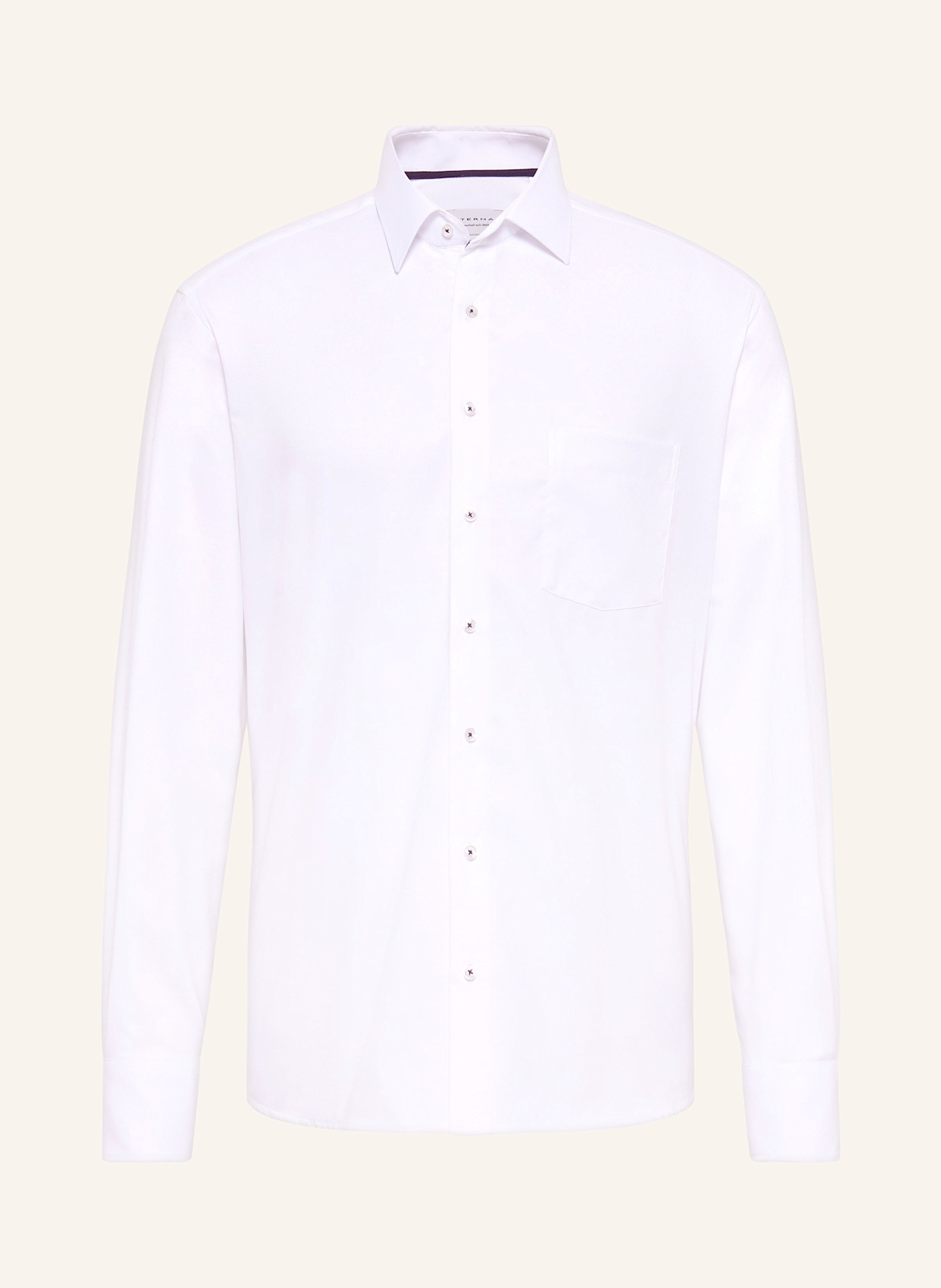 ETERNA Piqué shirt comfort fit: WHITE