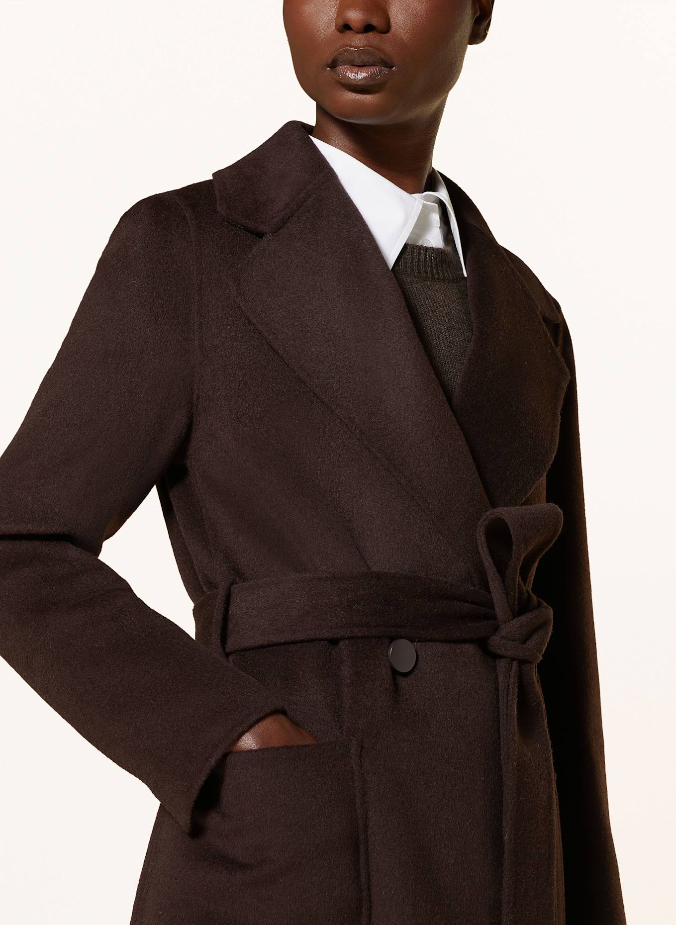 REISS Cabanmantel LUCIA: DUNKELBRAUN