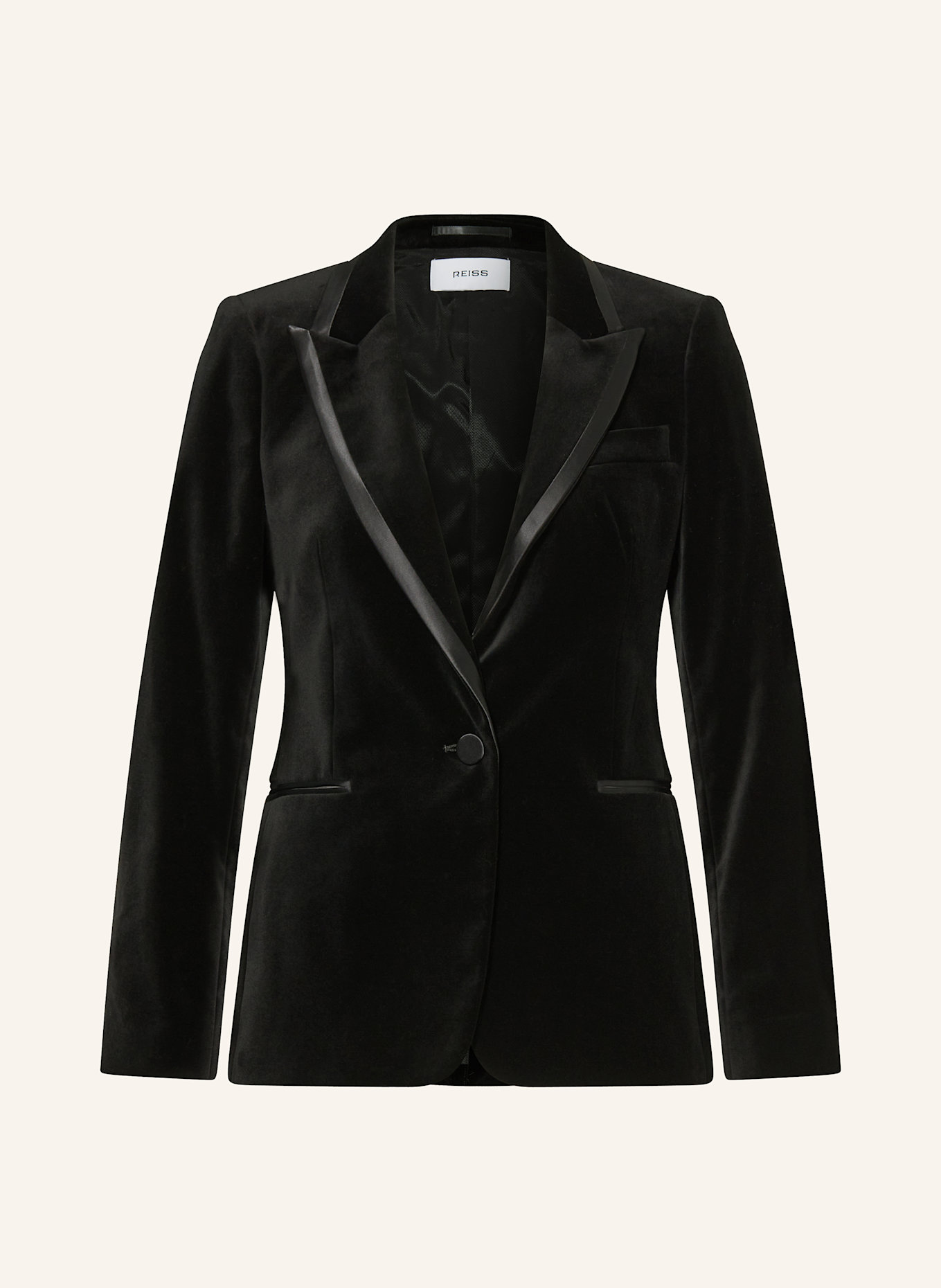 Reiss velvet blazer discount