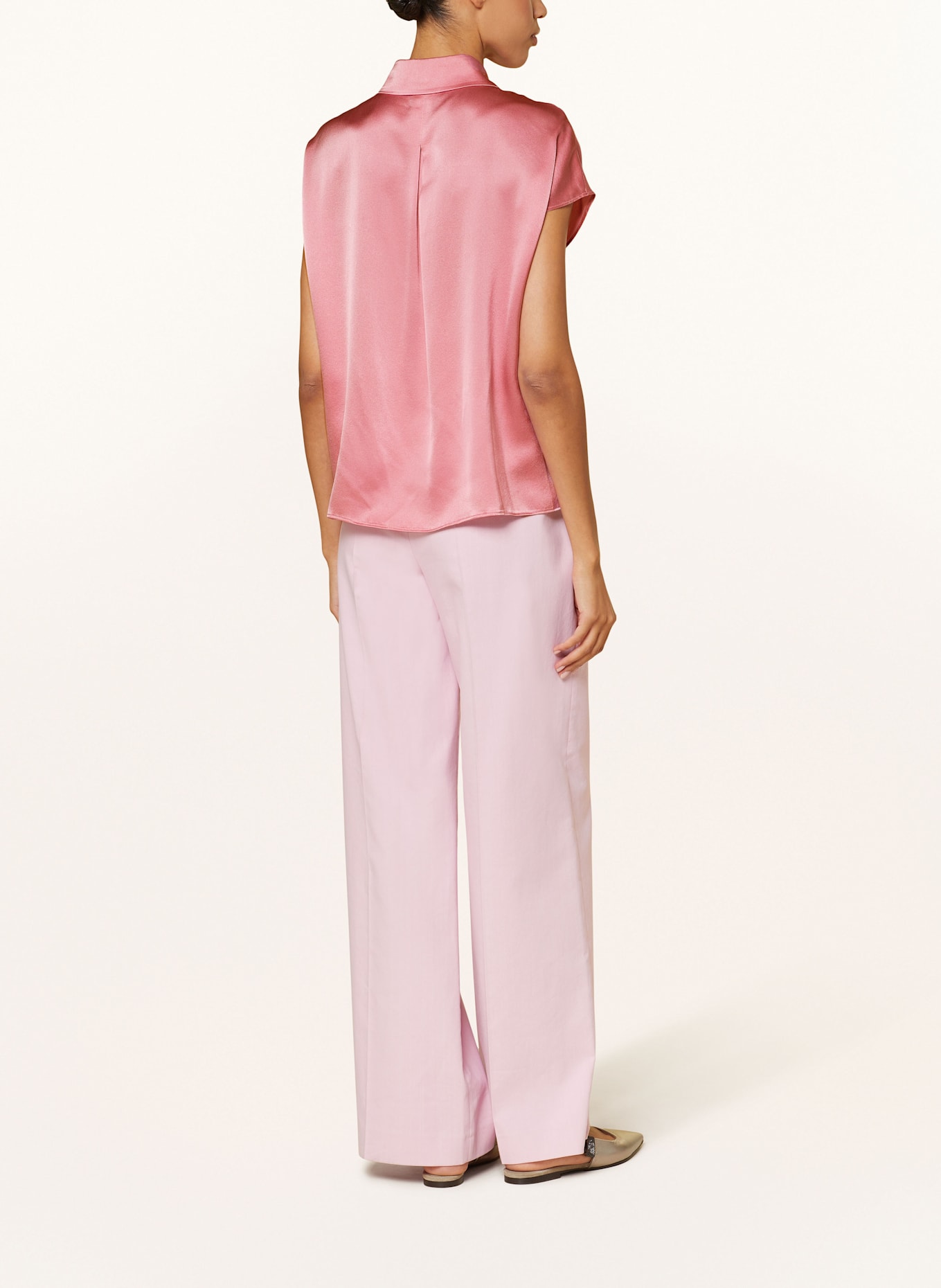 LUISA CERANO Bluzka z jedwabiu: RÓŻOWY