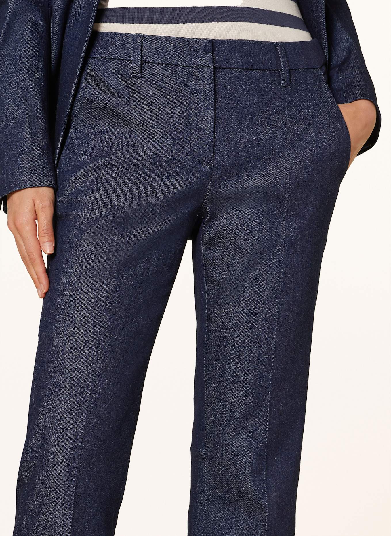 LUISA CERANO Trousers: 285 jeans blue