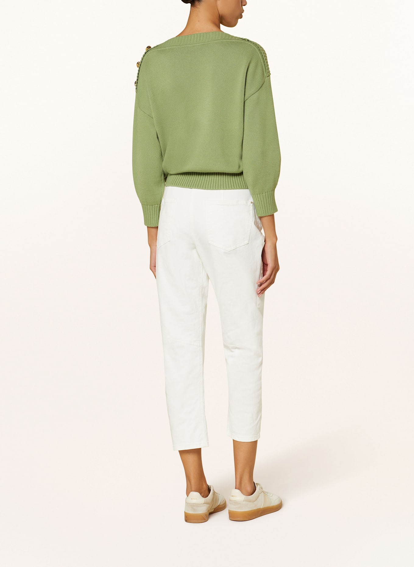 LUISA CERANO 7/8-Jeans: WEISS