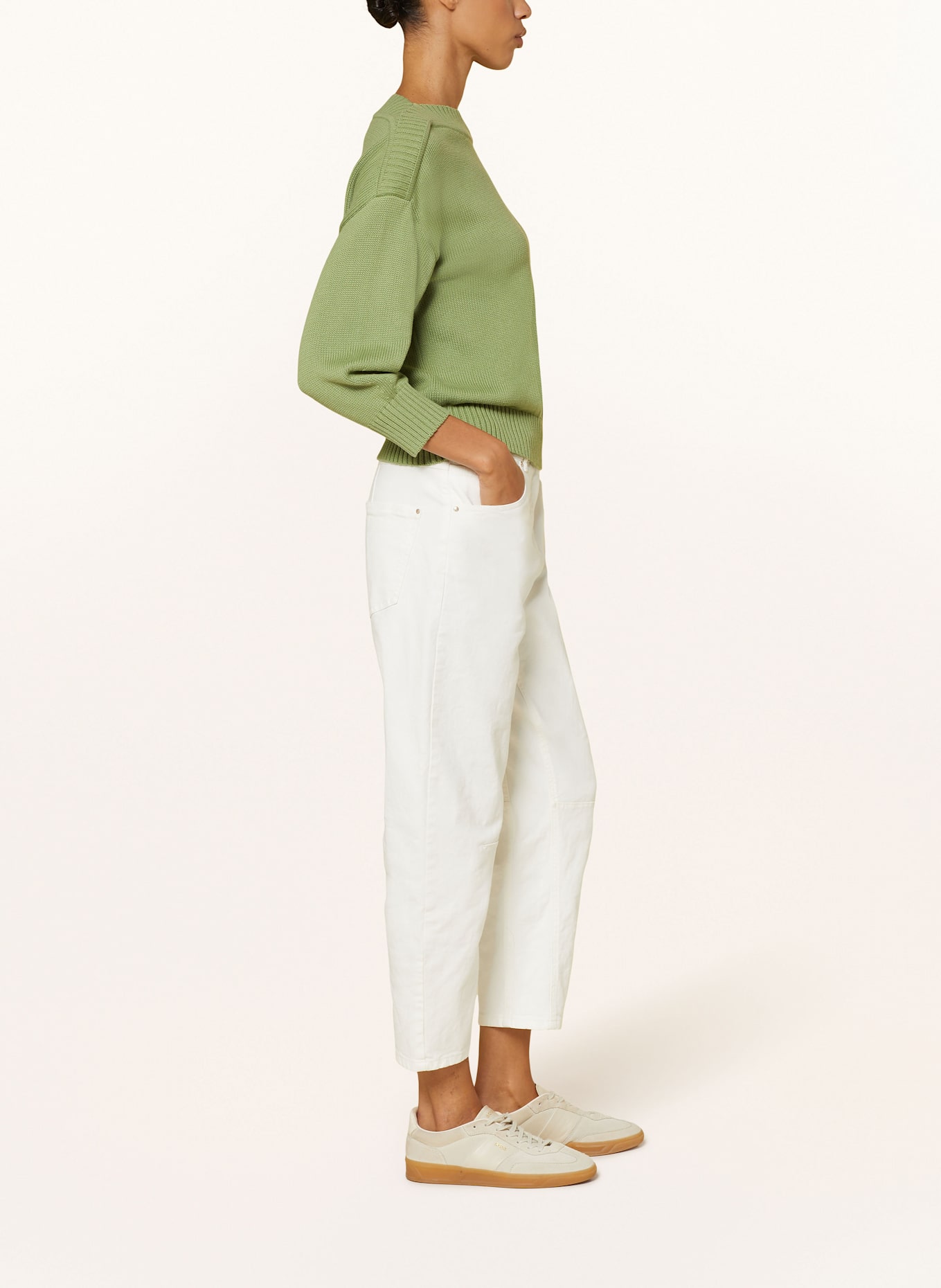 LUISA CERANO 7/8-Jeans: WEISS