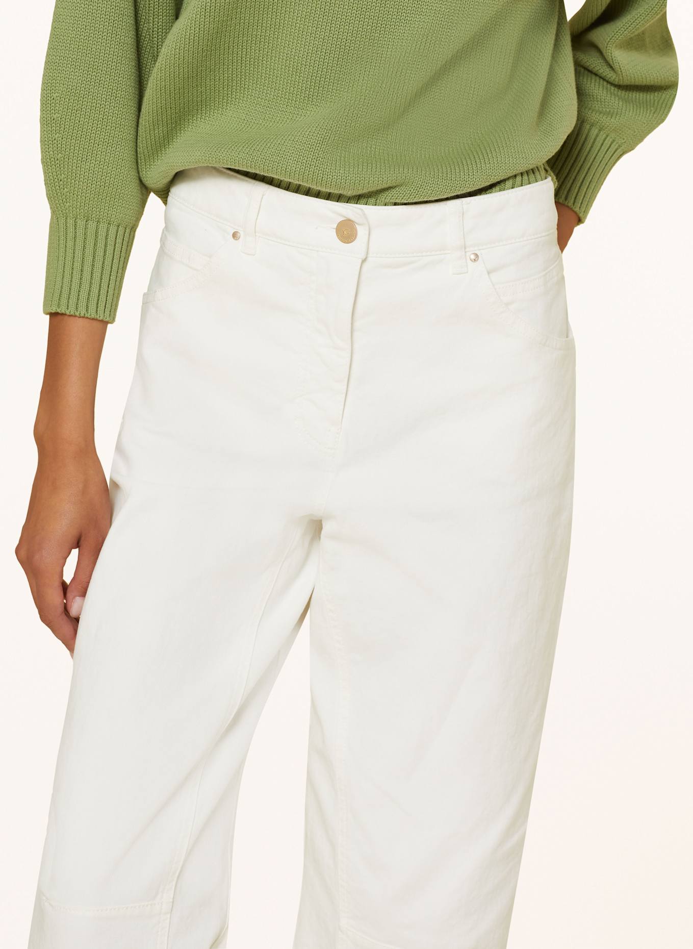 LUISA CERANO 7/8-Jeans: WEISS