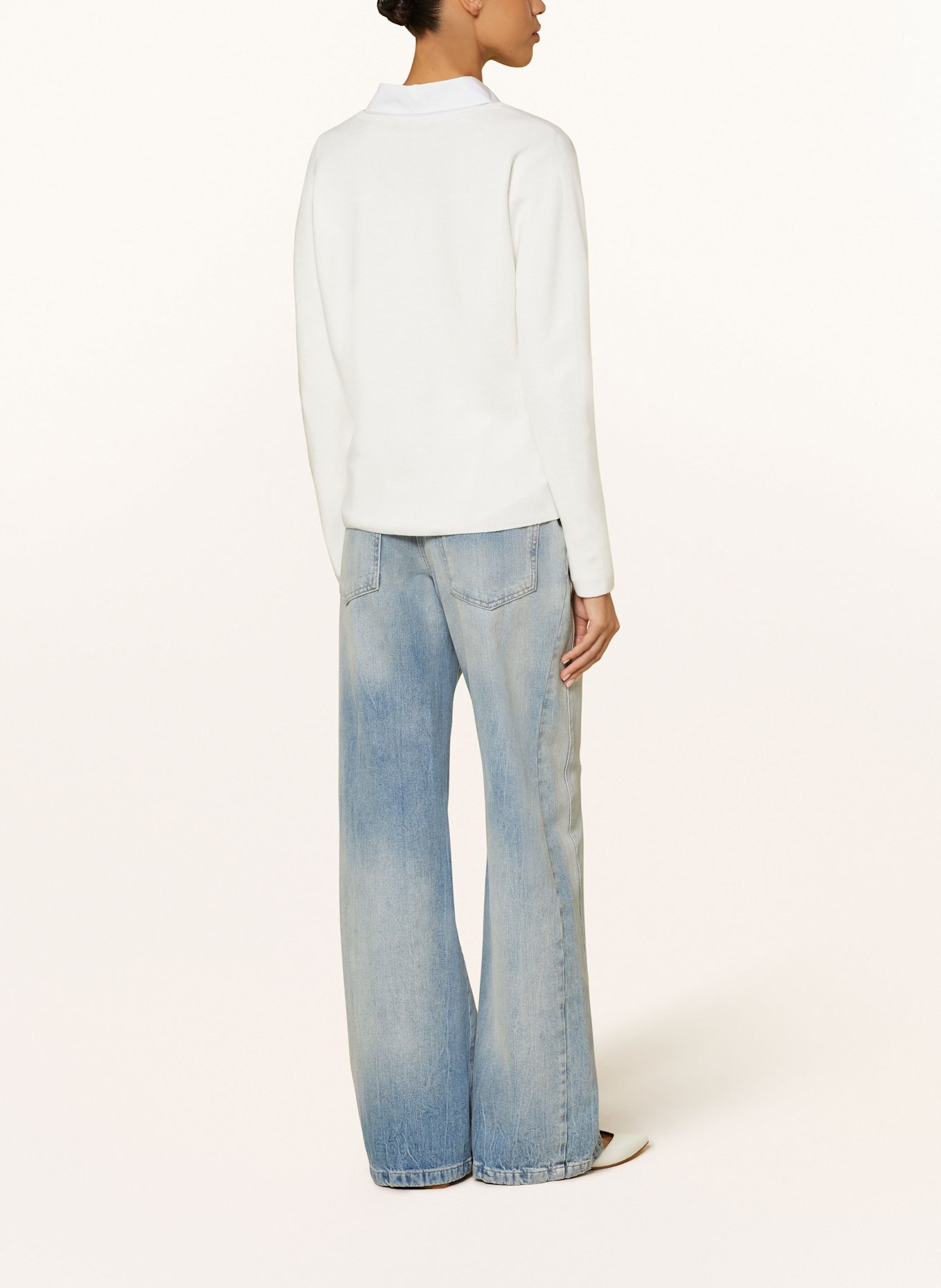 LUISA CERANO Pullover: WEISS