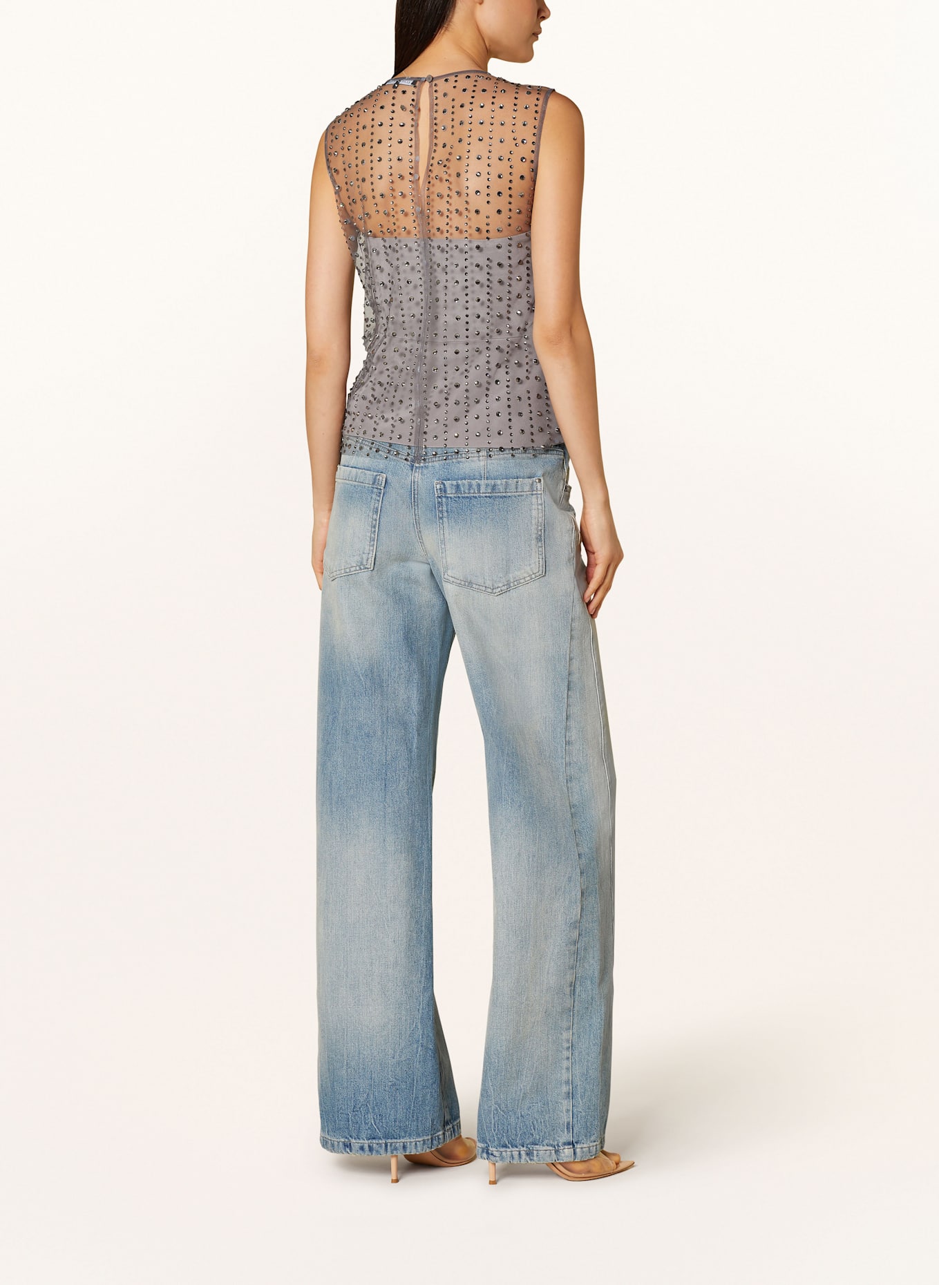 LUISA CERANO Straight Jeans: 234 blue