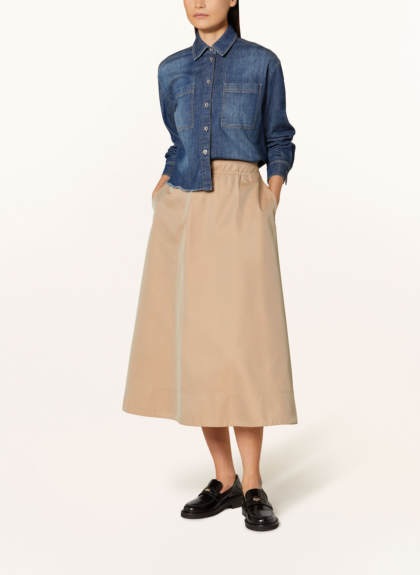 LUISA CERANO Rock, Farbe: BEIGE (Bild 2)