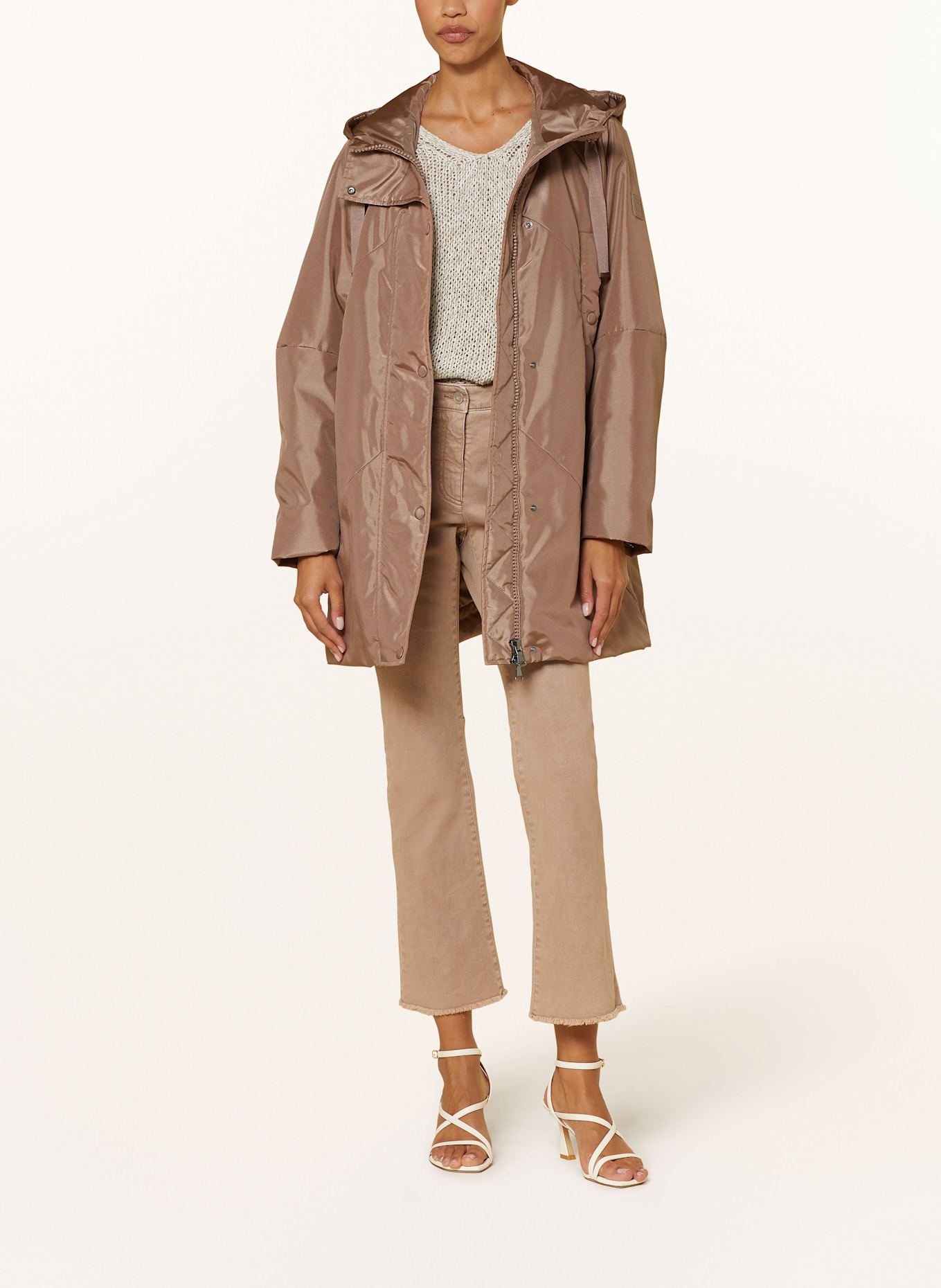 LUISA CERANO Parka: HELLBRAUN