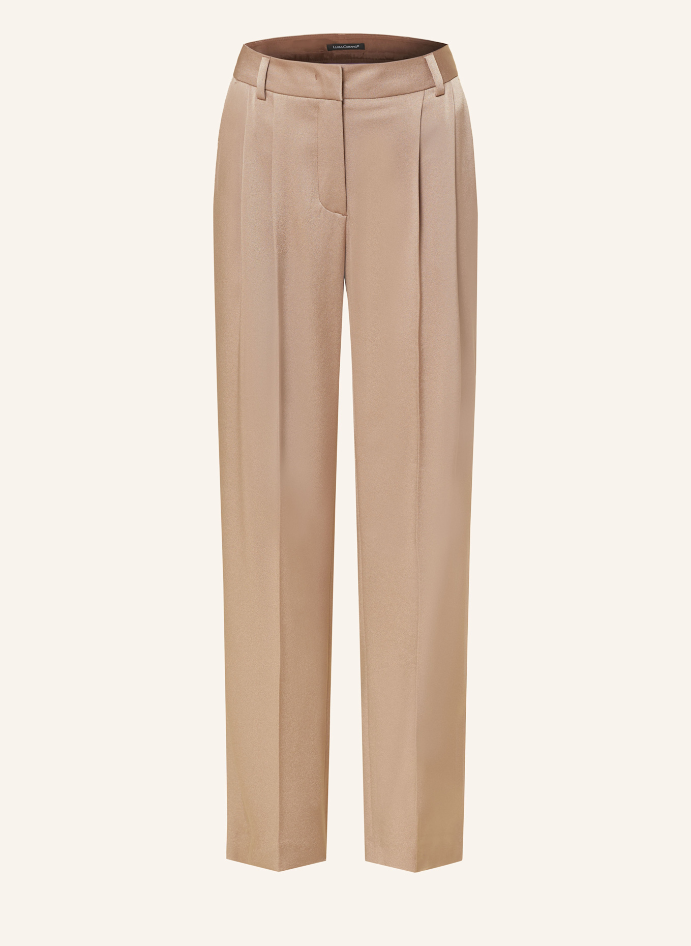 LUISA CERANO Wide leg trousers, Color: BEIGE (Image 1)